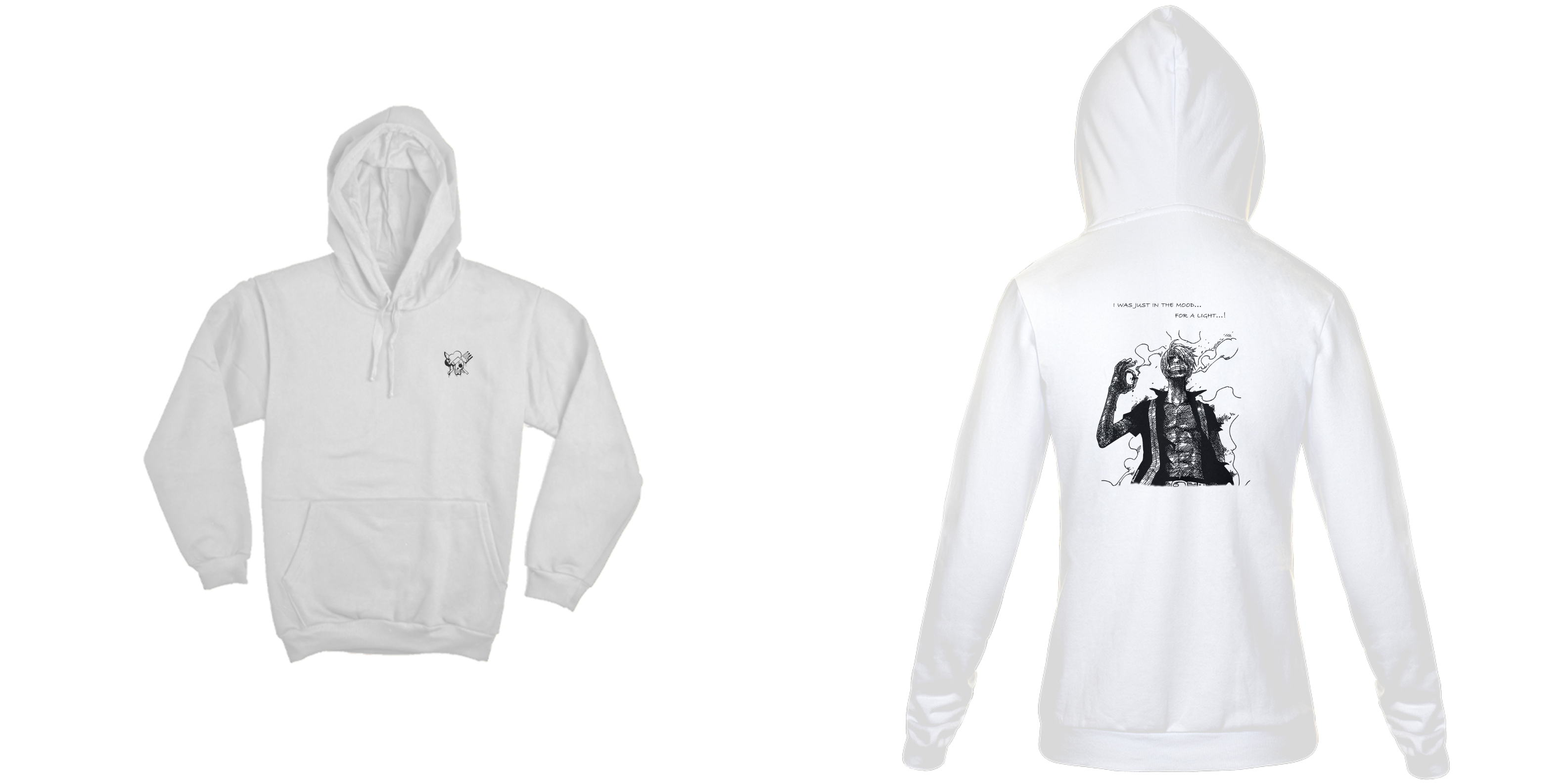 Vinsmoke Sanji - One piece (frente e costas)