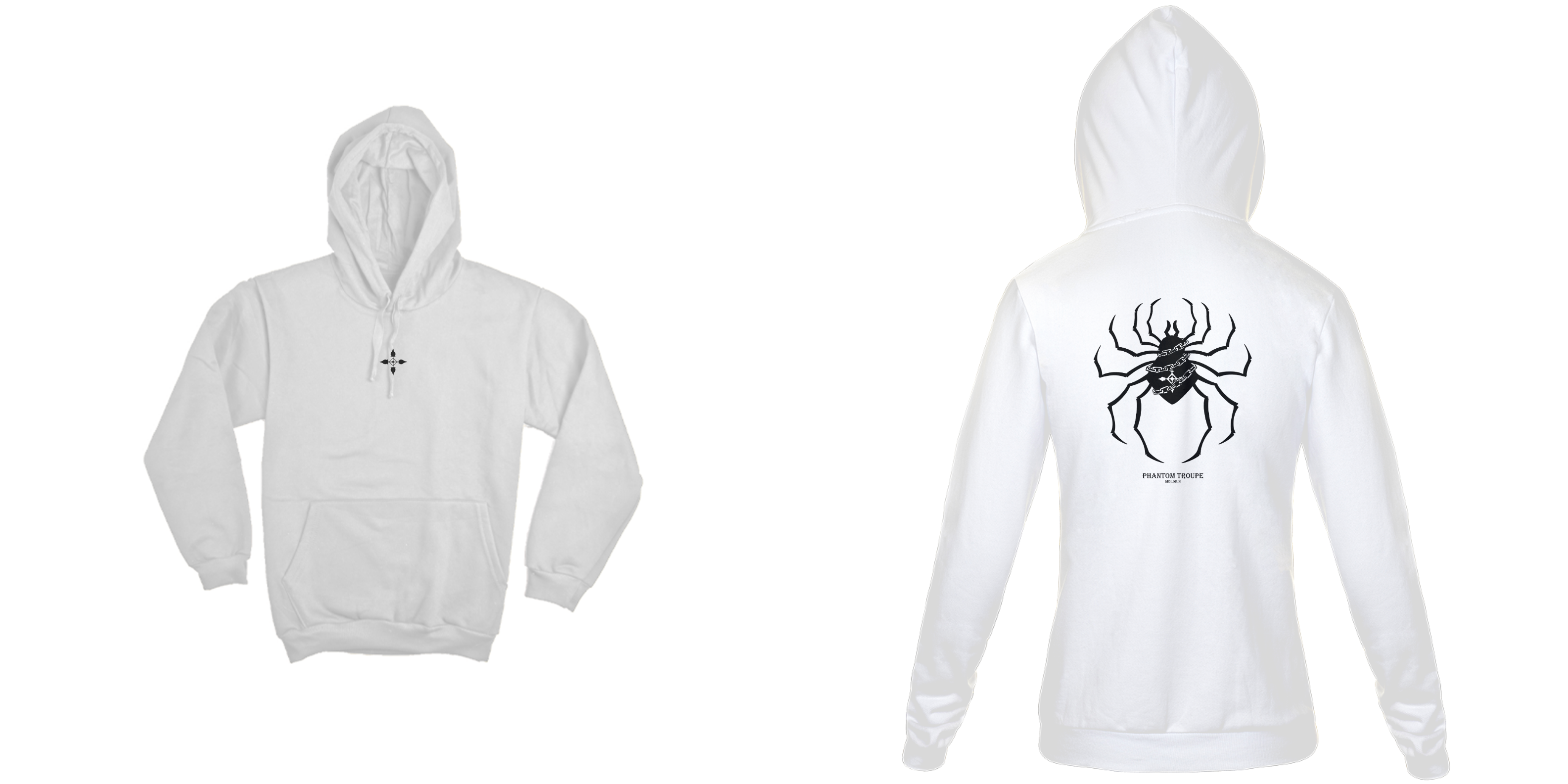 Phantom Troupe - Hunter X Hunter (frente e costas)