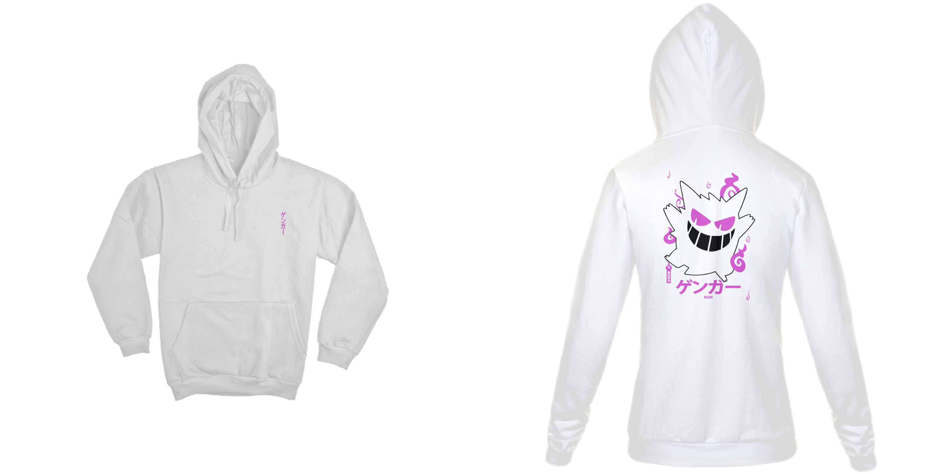 Gengar - Pokemon (frente e costas)