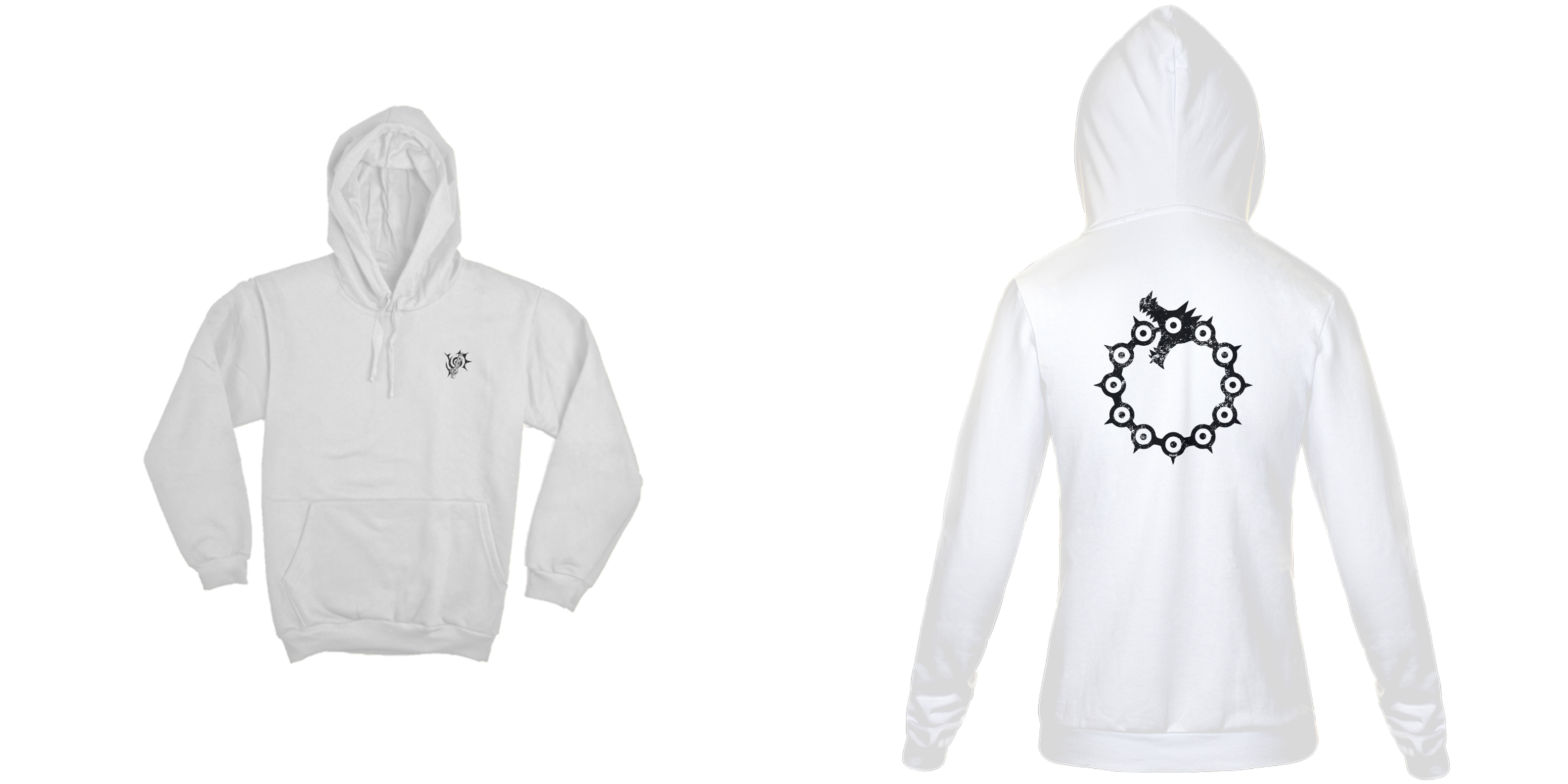 Pecado da Ira - Nanatsu no Taizai (frente e costas)