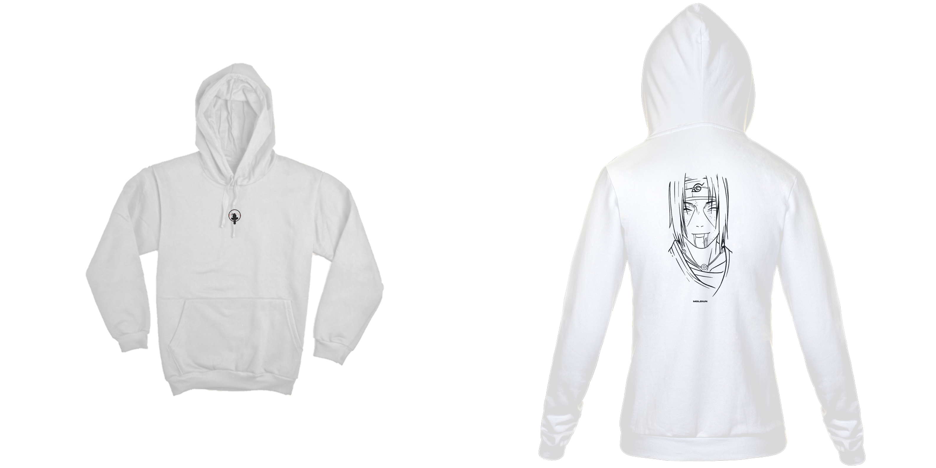 Itachi Uchiha - Naruto (frente e costas)