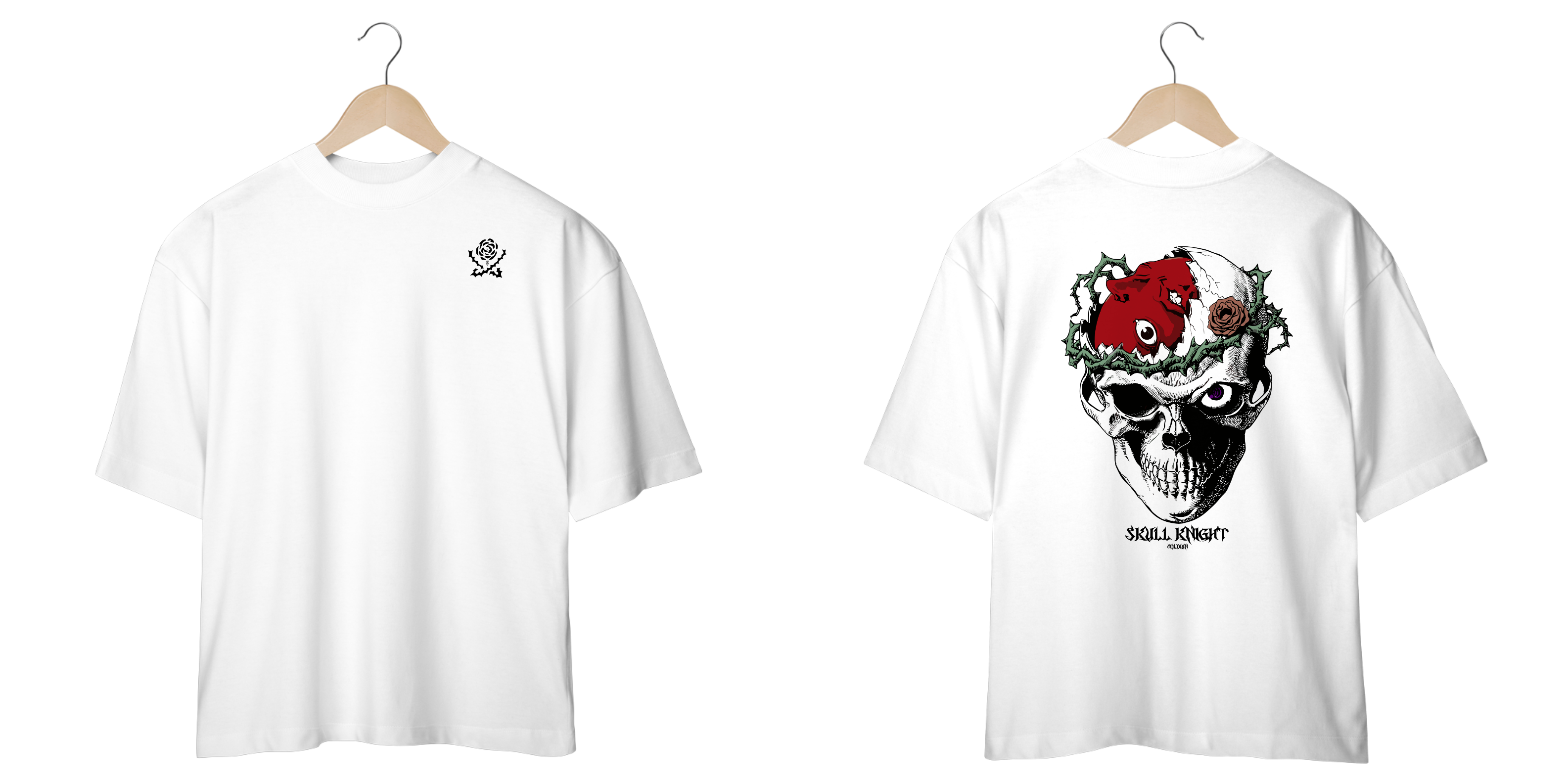 Cavaleiro Crânio - Berserk (frente e costas)