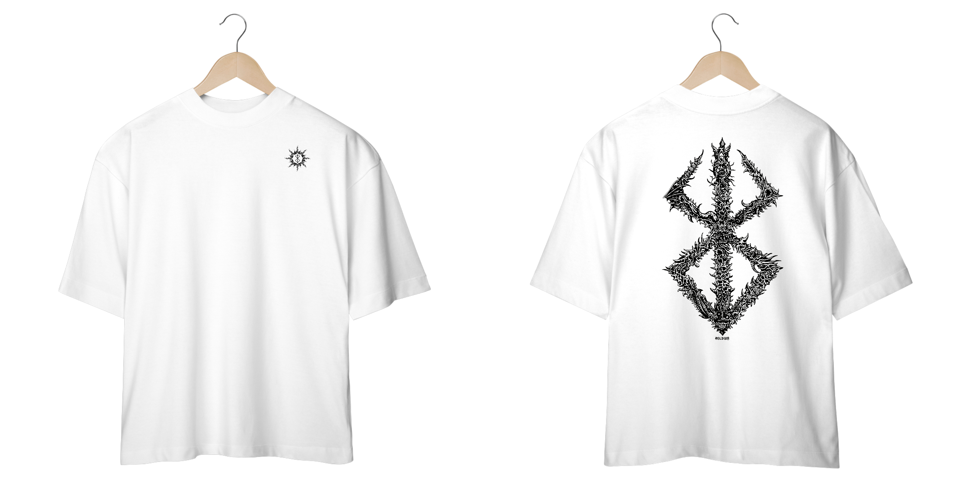 Marca do sacrifício v.3 - Berserk (frente e costas)