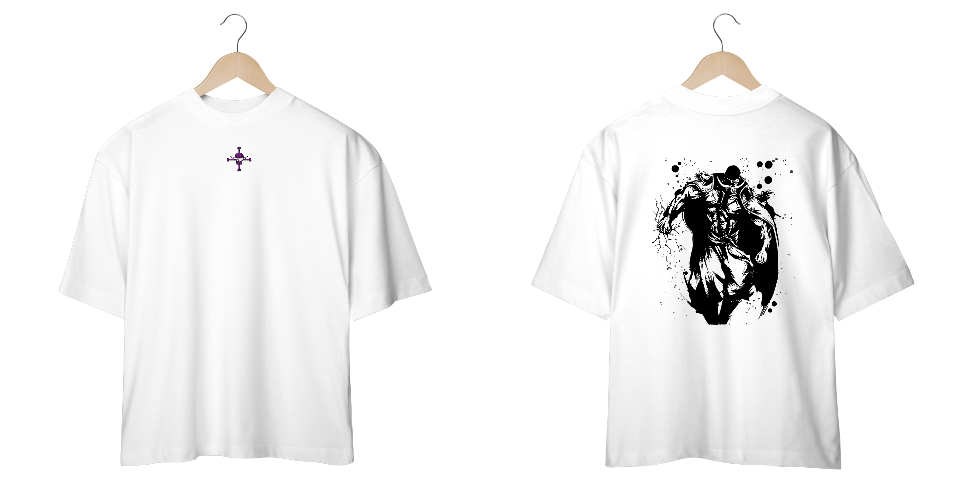 Barba Branca - One Piece (frente e costas)