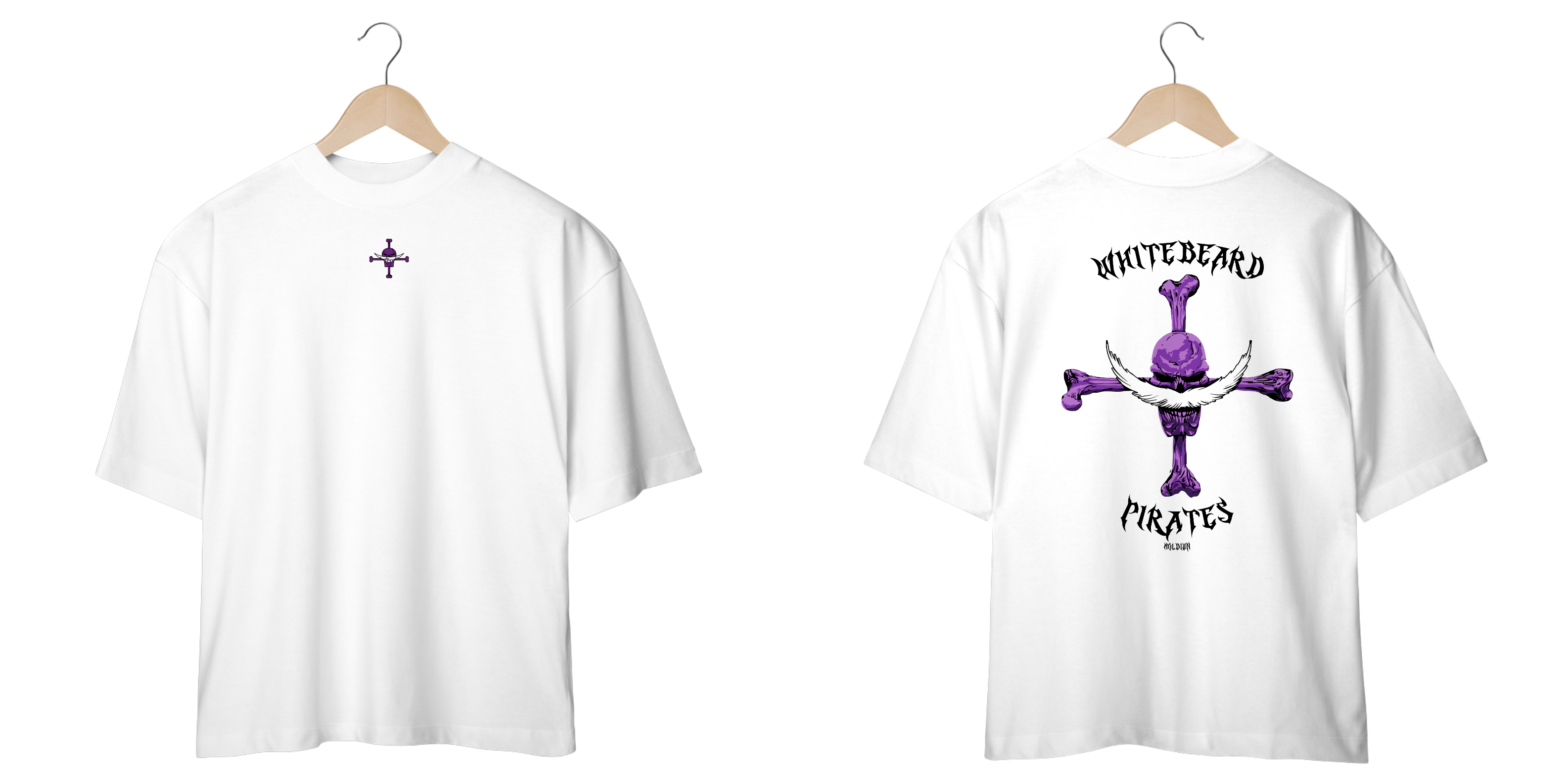 Barba Branca v.2 - One Piece (frente e costas)