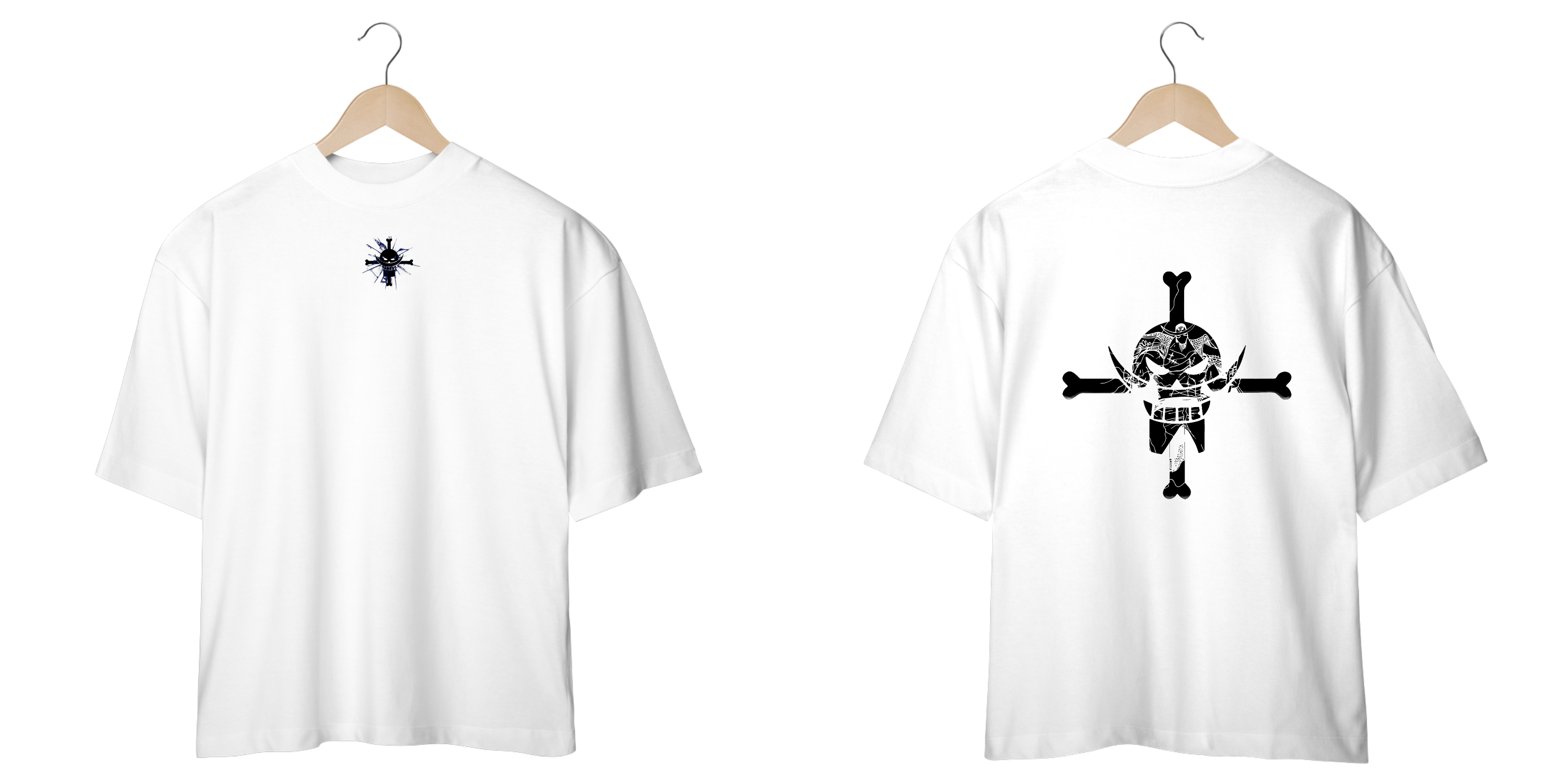 Barba Branca v.4 - One Piece (frente e costas)