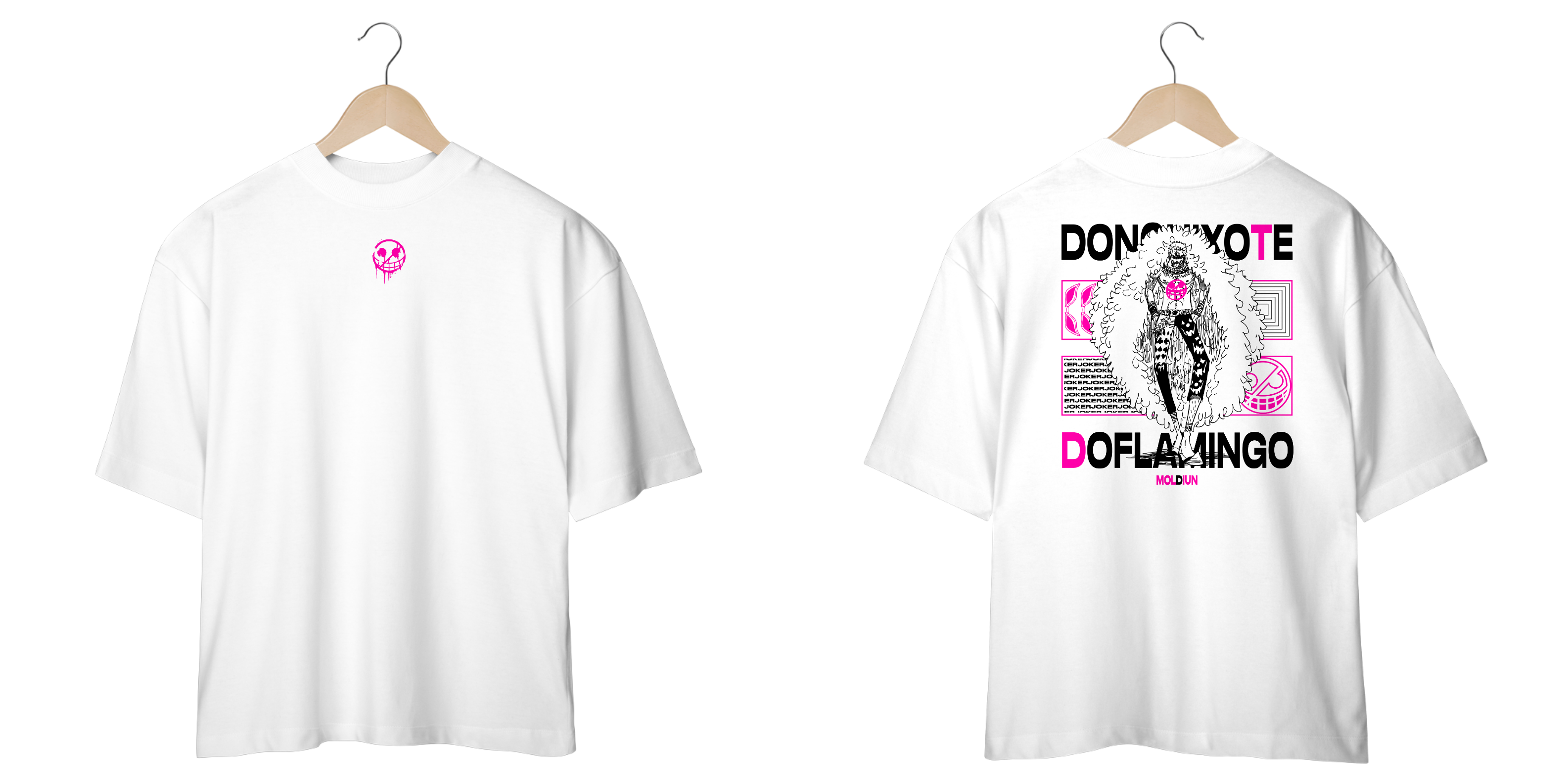 Doflamingo v.3 - One Piece (frente e costas)