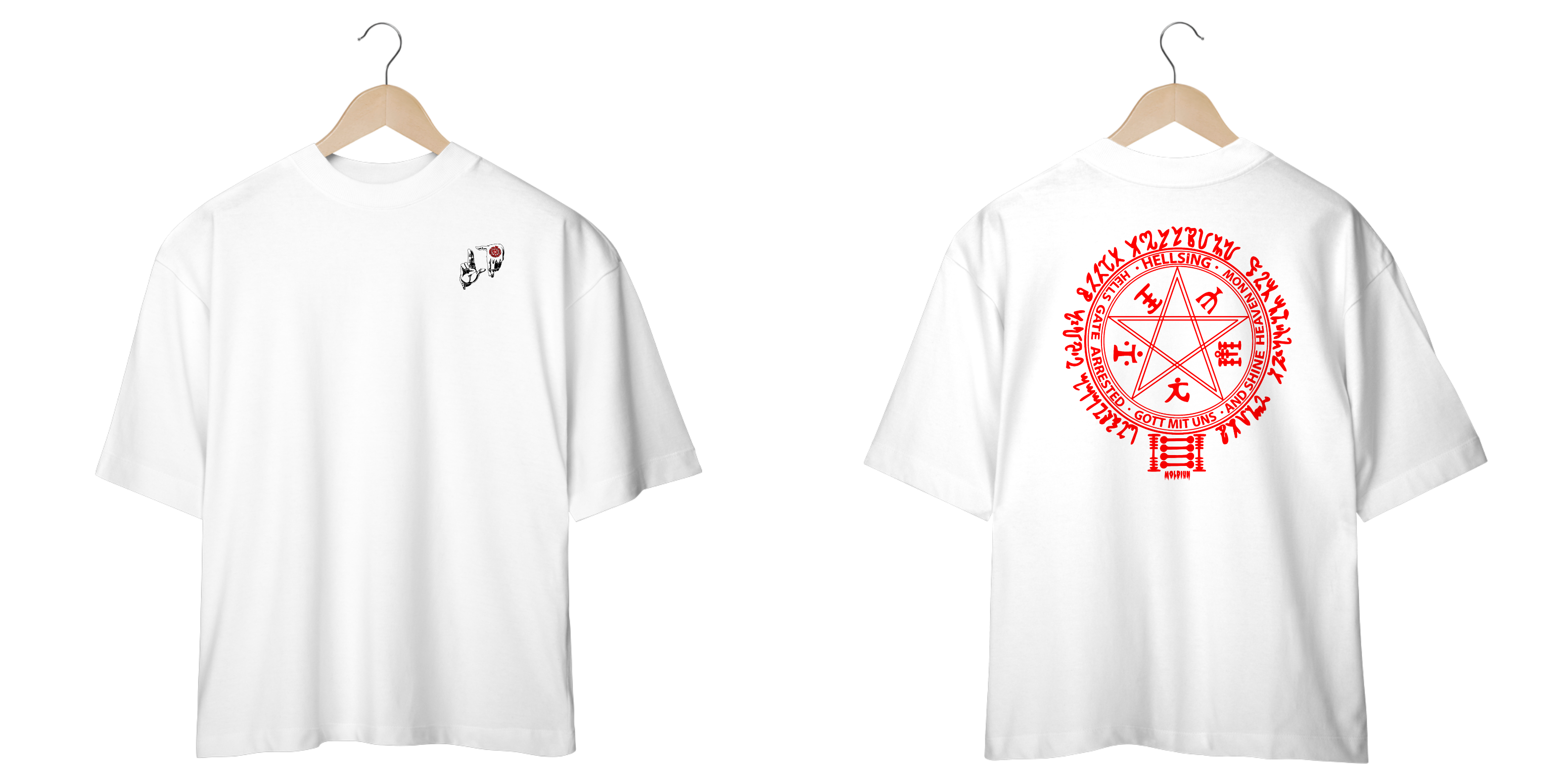 Alucard - Hellsing (frente e costas)