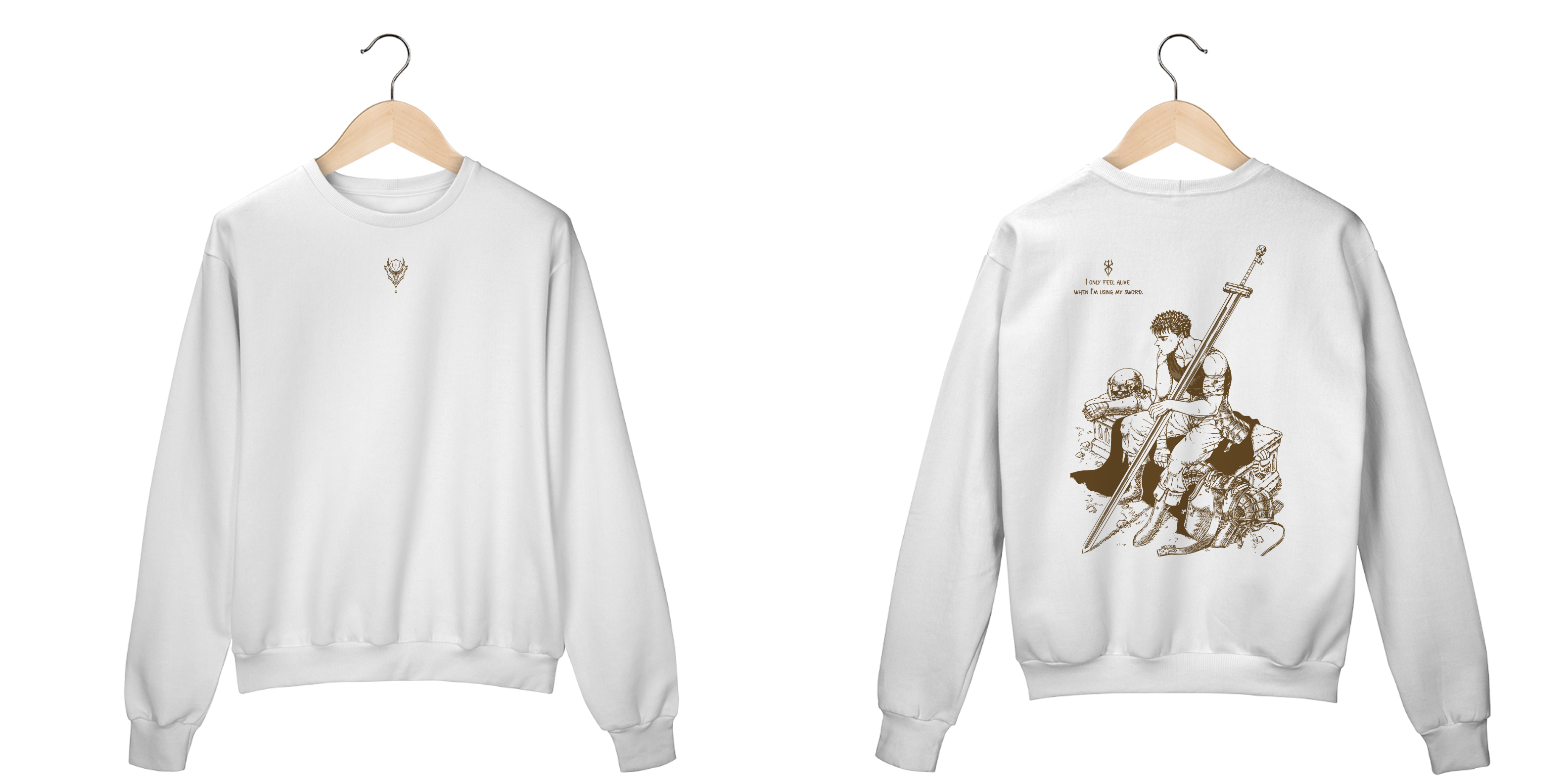 Guts - Berserk v.3 (frente e costas)