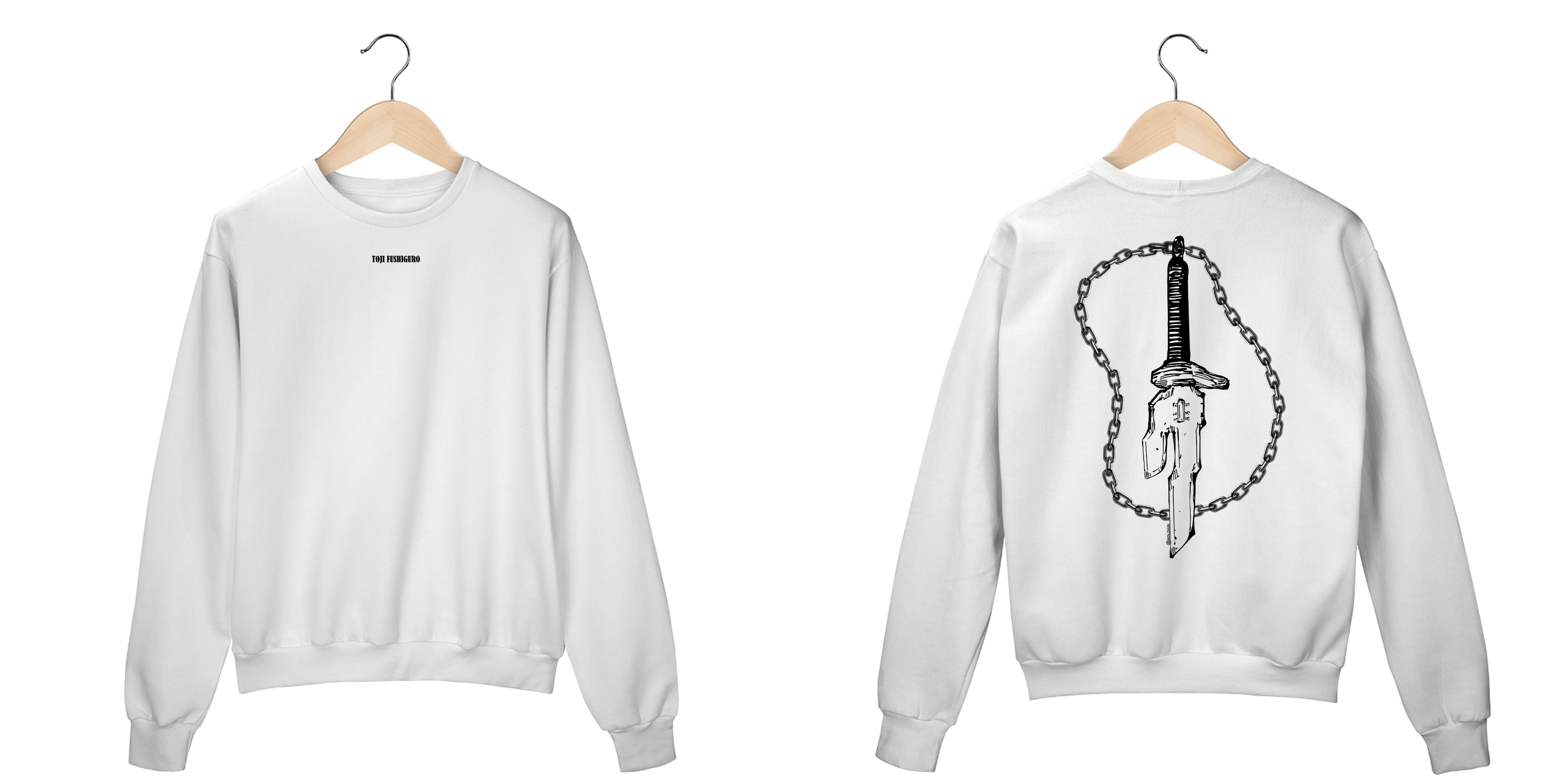 Toji Fushiguro - Jujutsu kaisen (frente e costas)