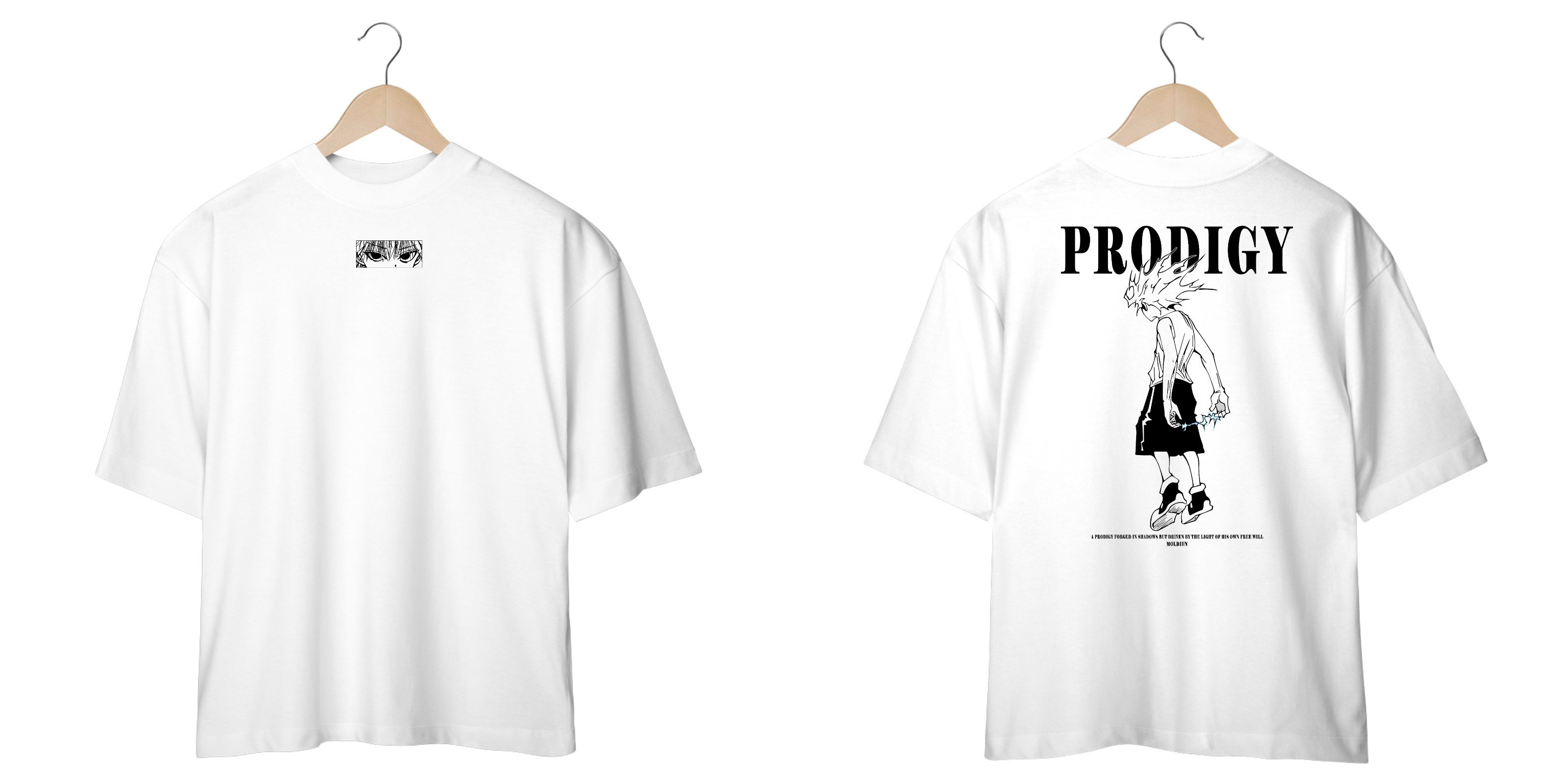 killua zoldyck v.3 - HunterXHunter (frente e costas)