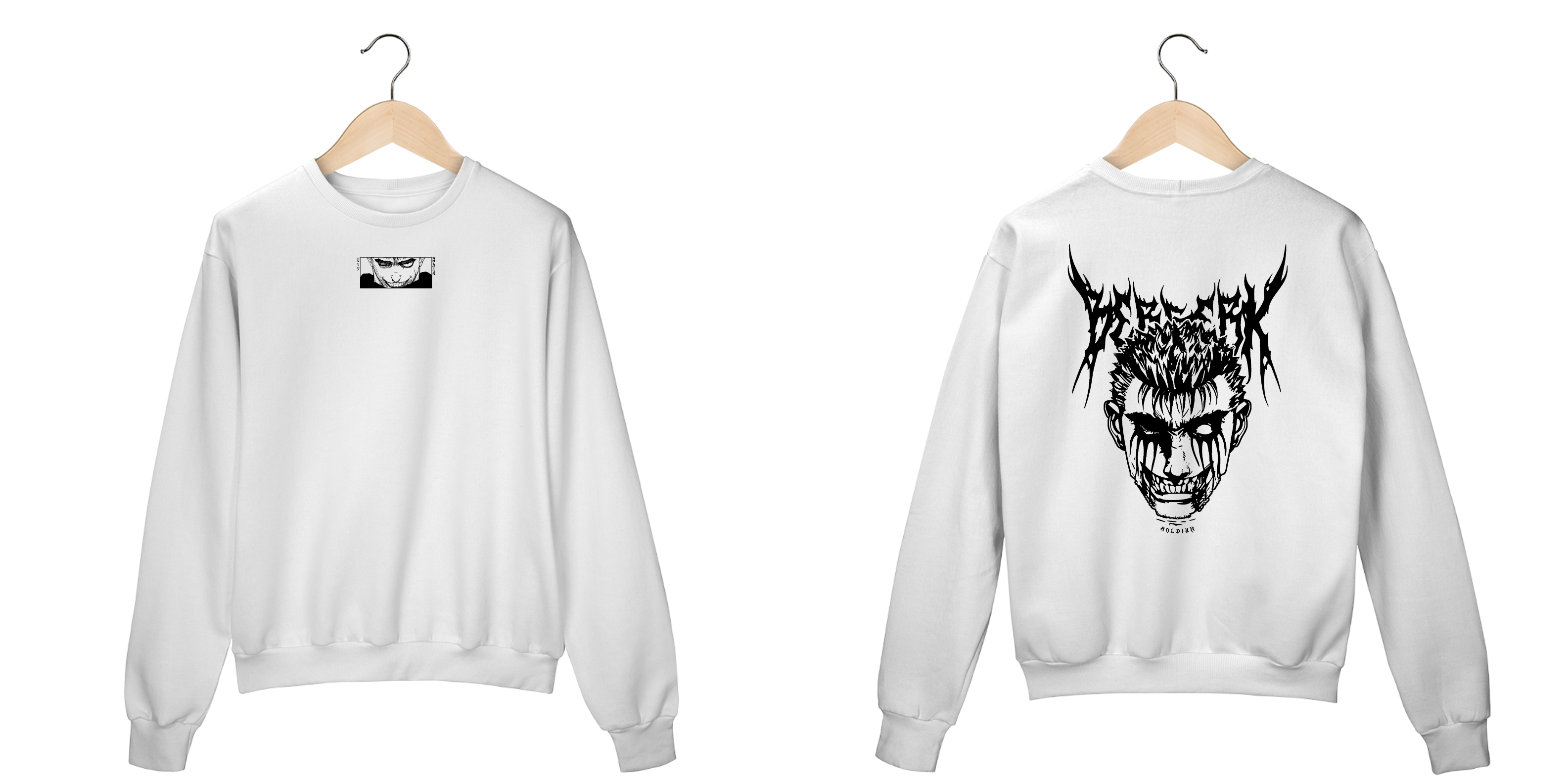 Guts v.5 - Berserk (frente e costas)