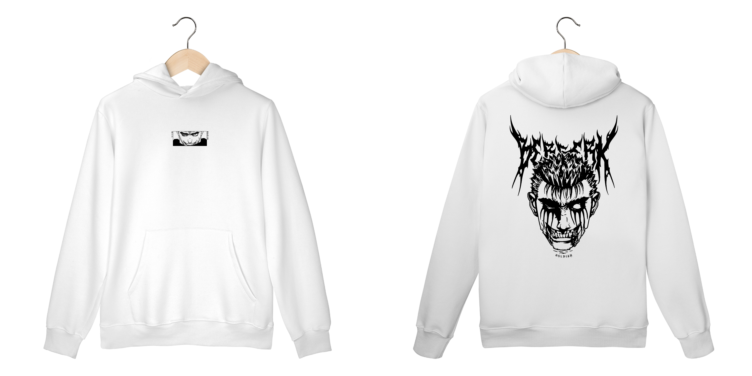 Guts v.5 - Berserk (frente e costas)