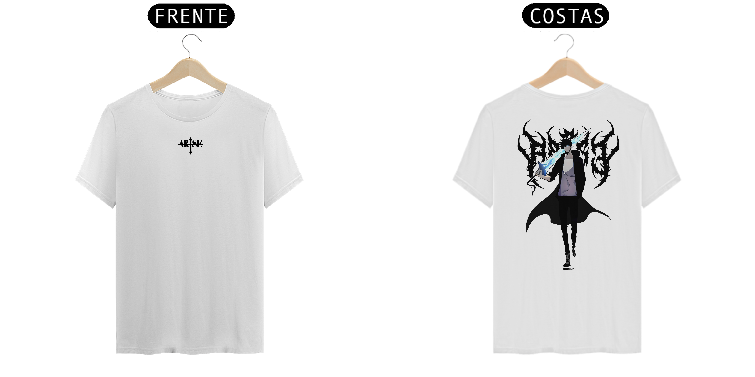 Sung Jin-woo - Solo Leveling (frente e costas)