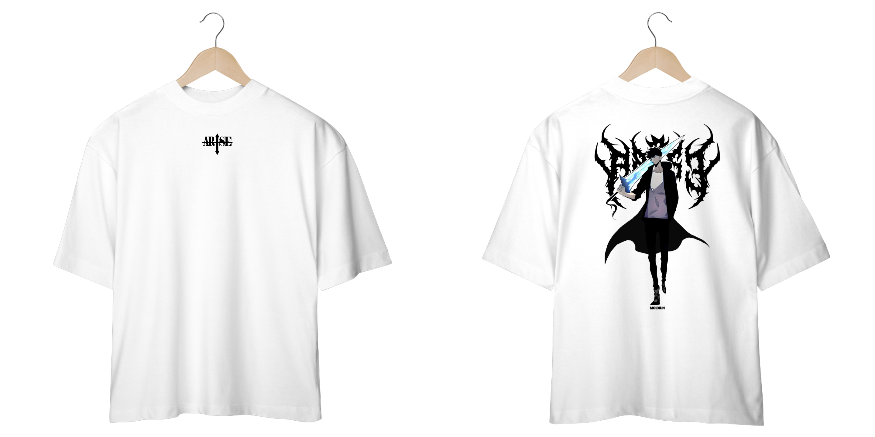 Sung Jin-woo - Solo Leveling (frente e costas)