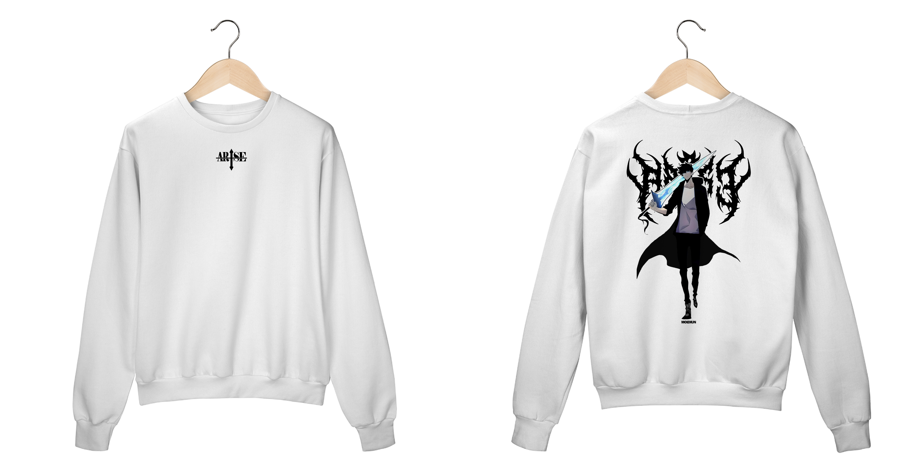 Sung Jin-woo - Solo Leveling (frente e costas)