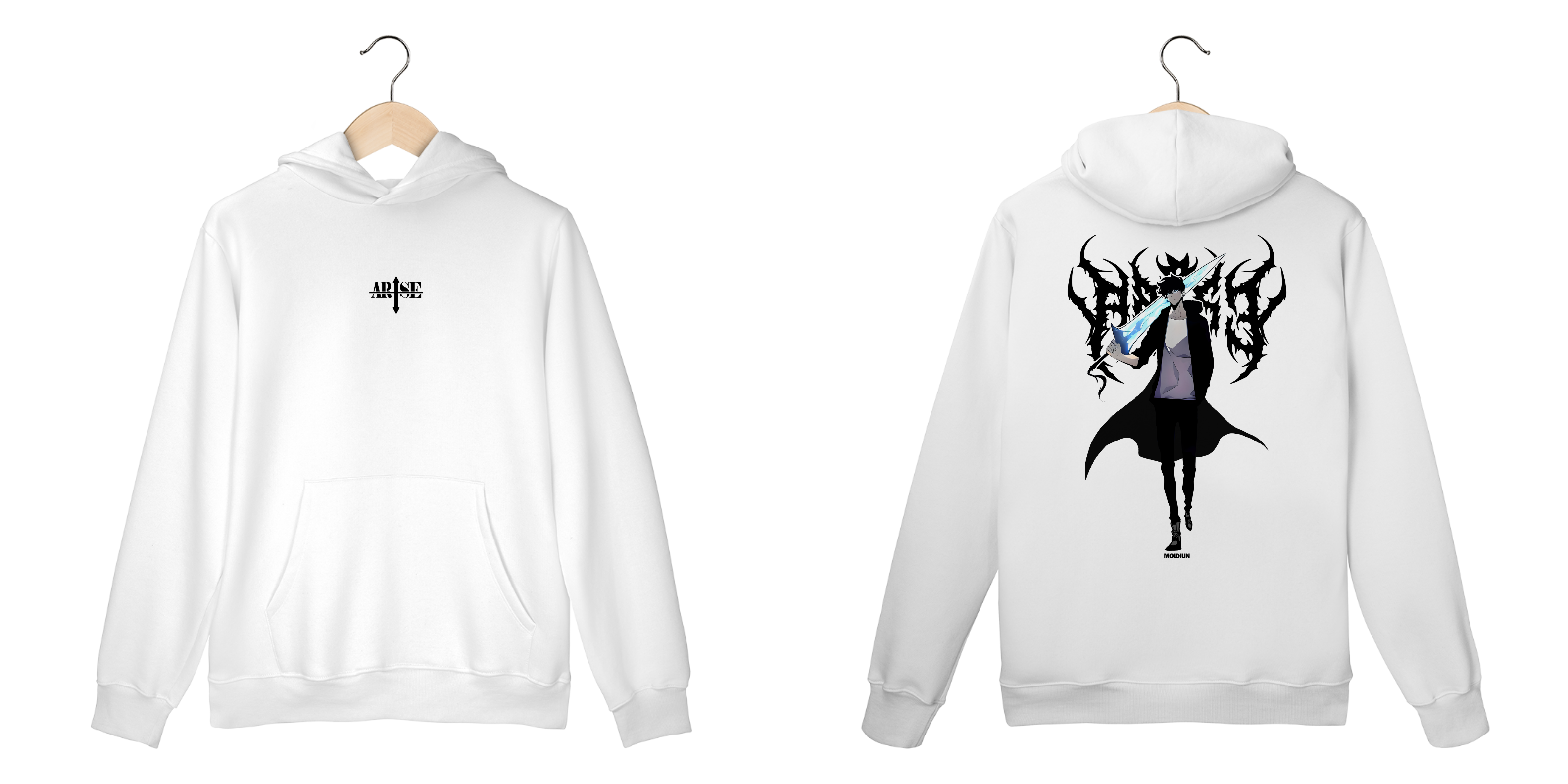 Sung Jin-woo - Solo Leveling (frente e costas)