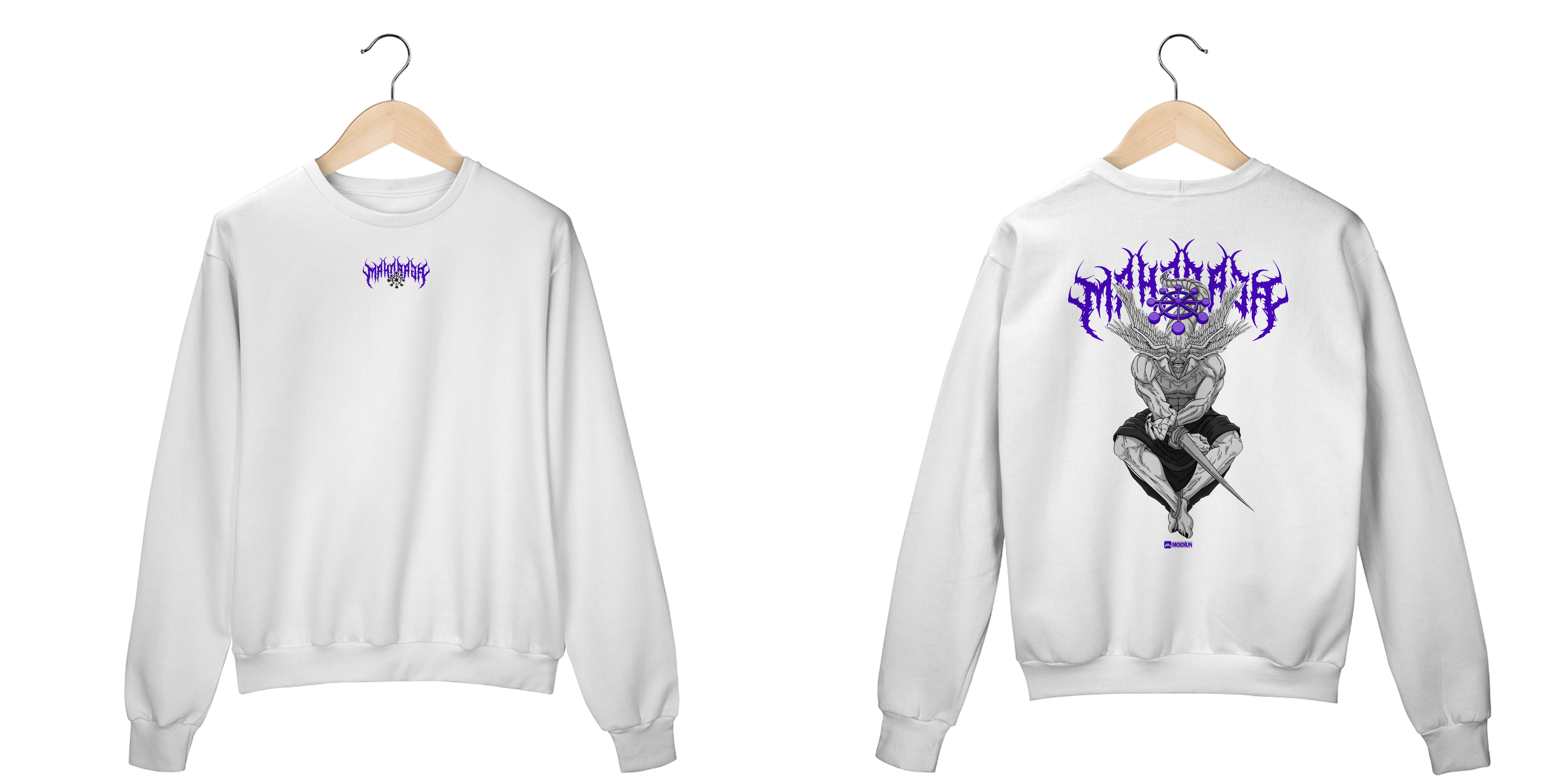 Mahoraga - Jujutsu Kaisen (frente e costas)