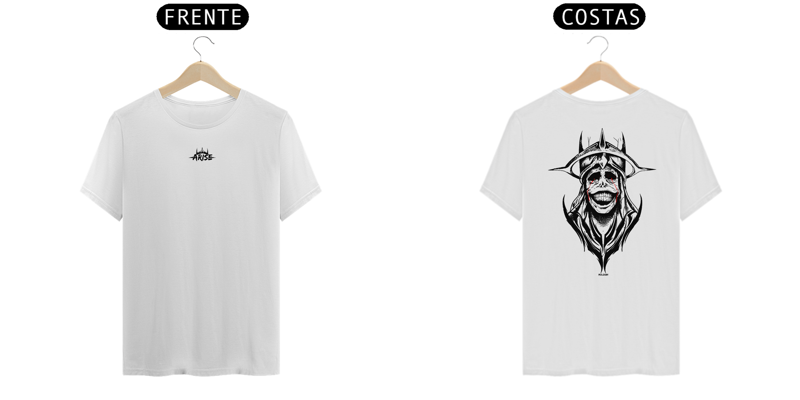 The Statue of God - Solo leveling (frente e costas)