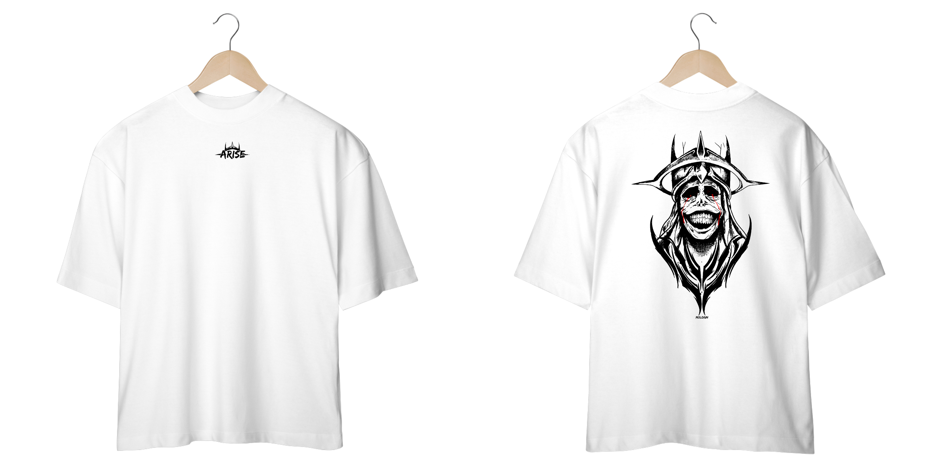 The Statue of God - Solo leveling (frente e costas)