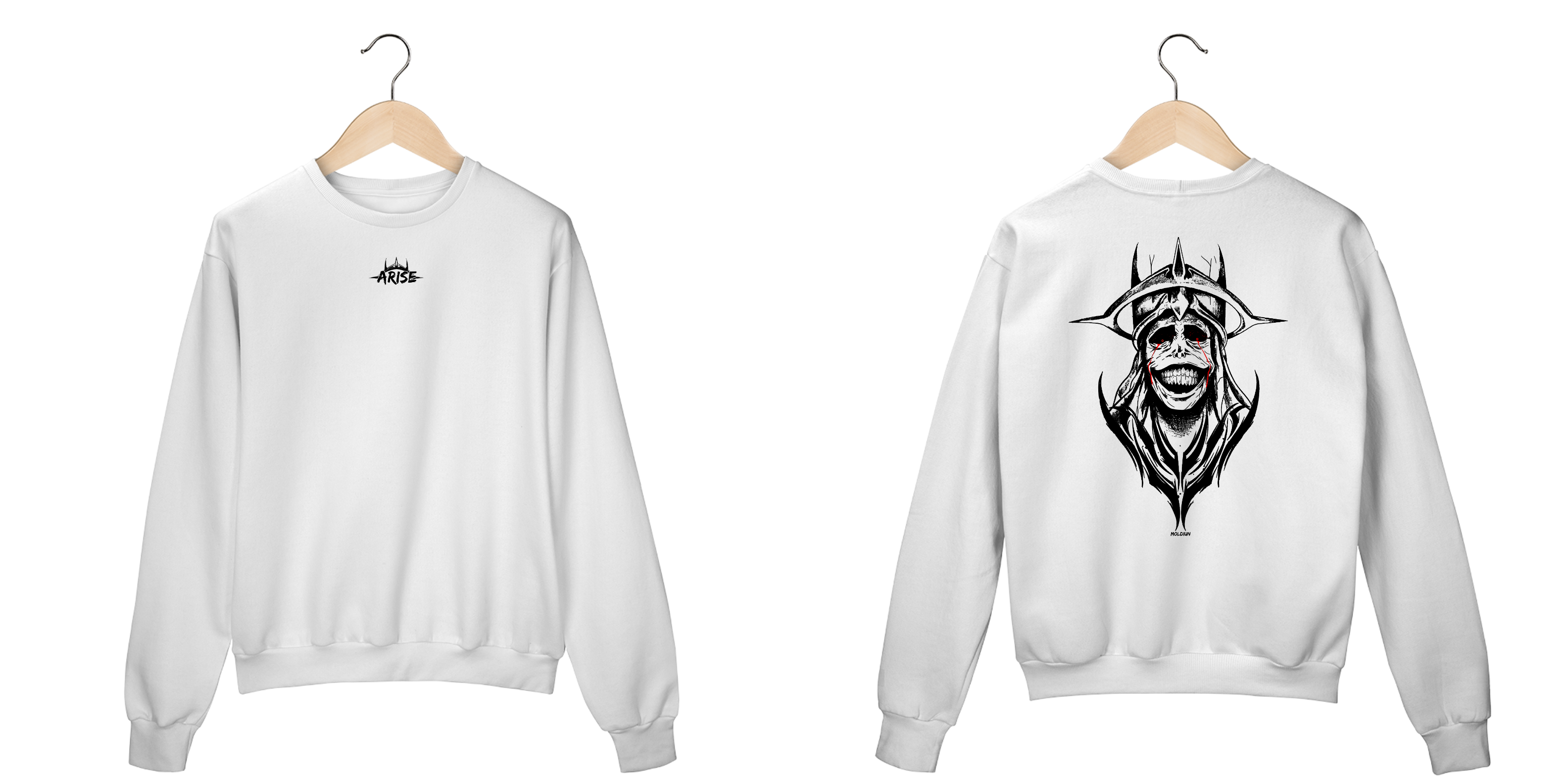 The Statue of God - Solo leveling (frente e costas)