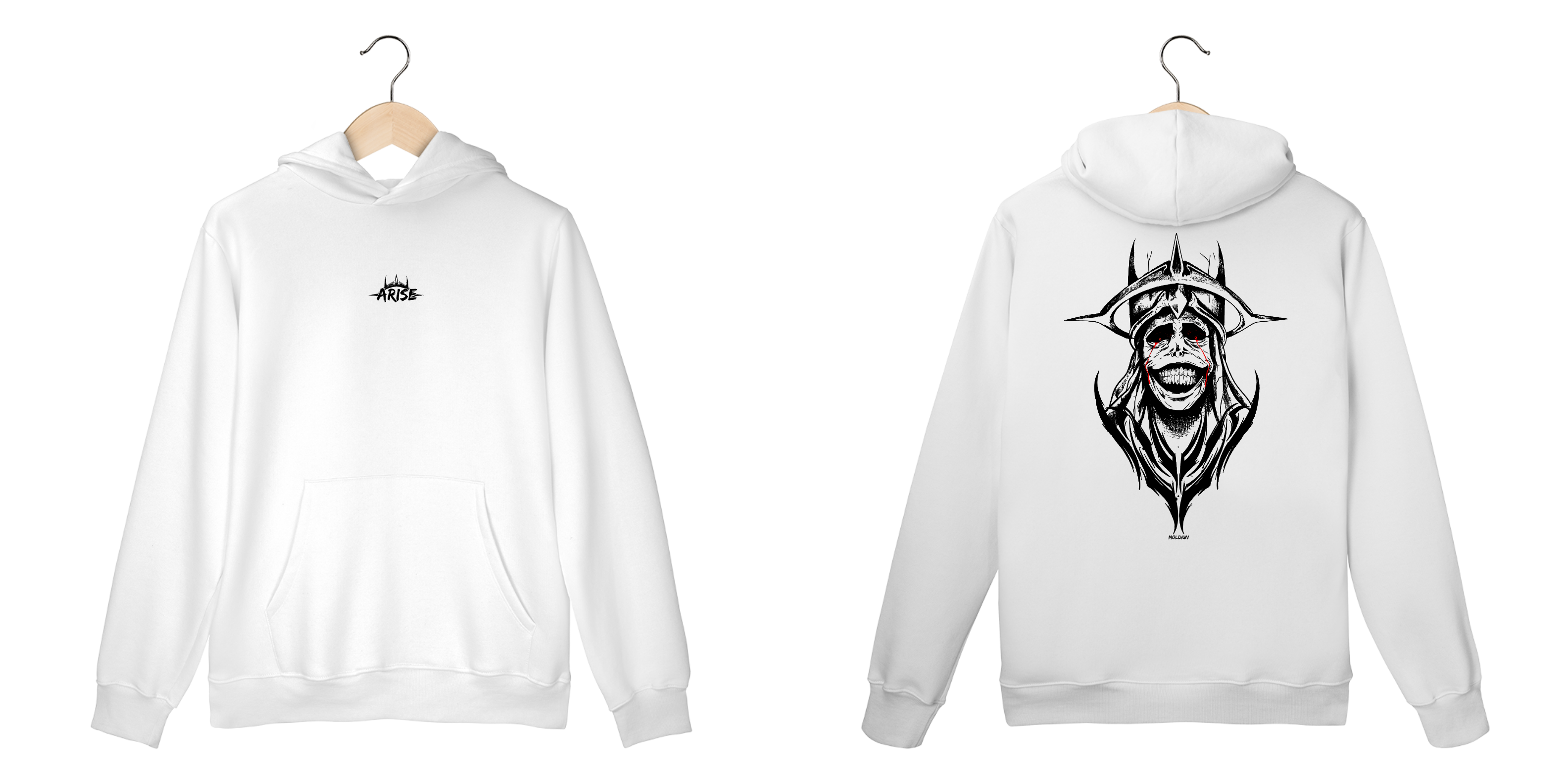 The Statue of God - Solo leveling (frente e costas)