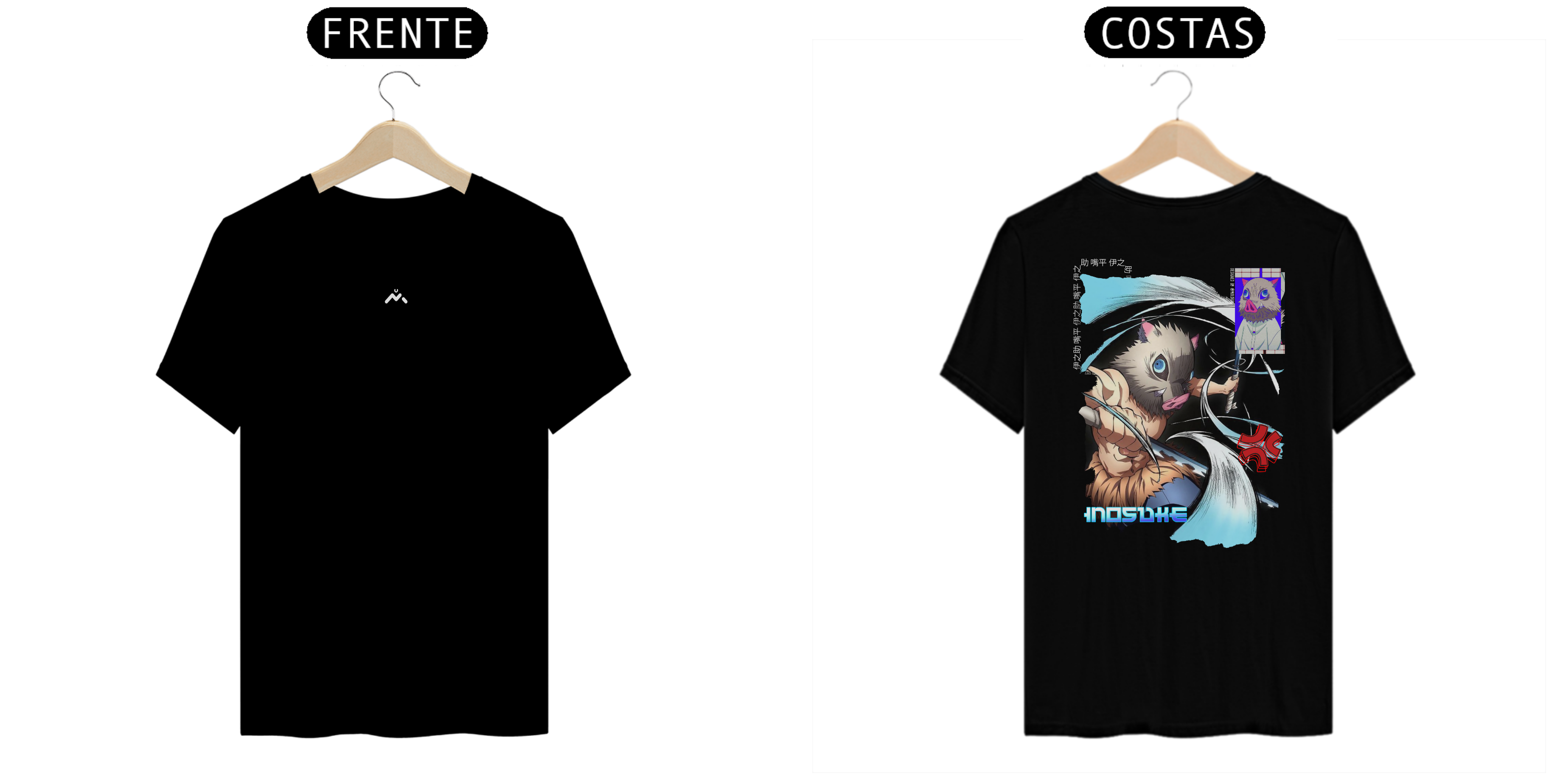 Inosuke - Kimetsu no Yaiba (frente e costas)