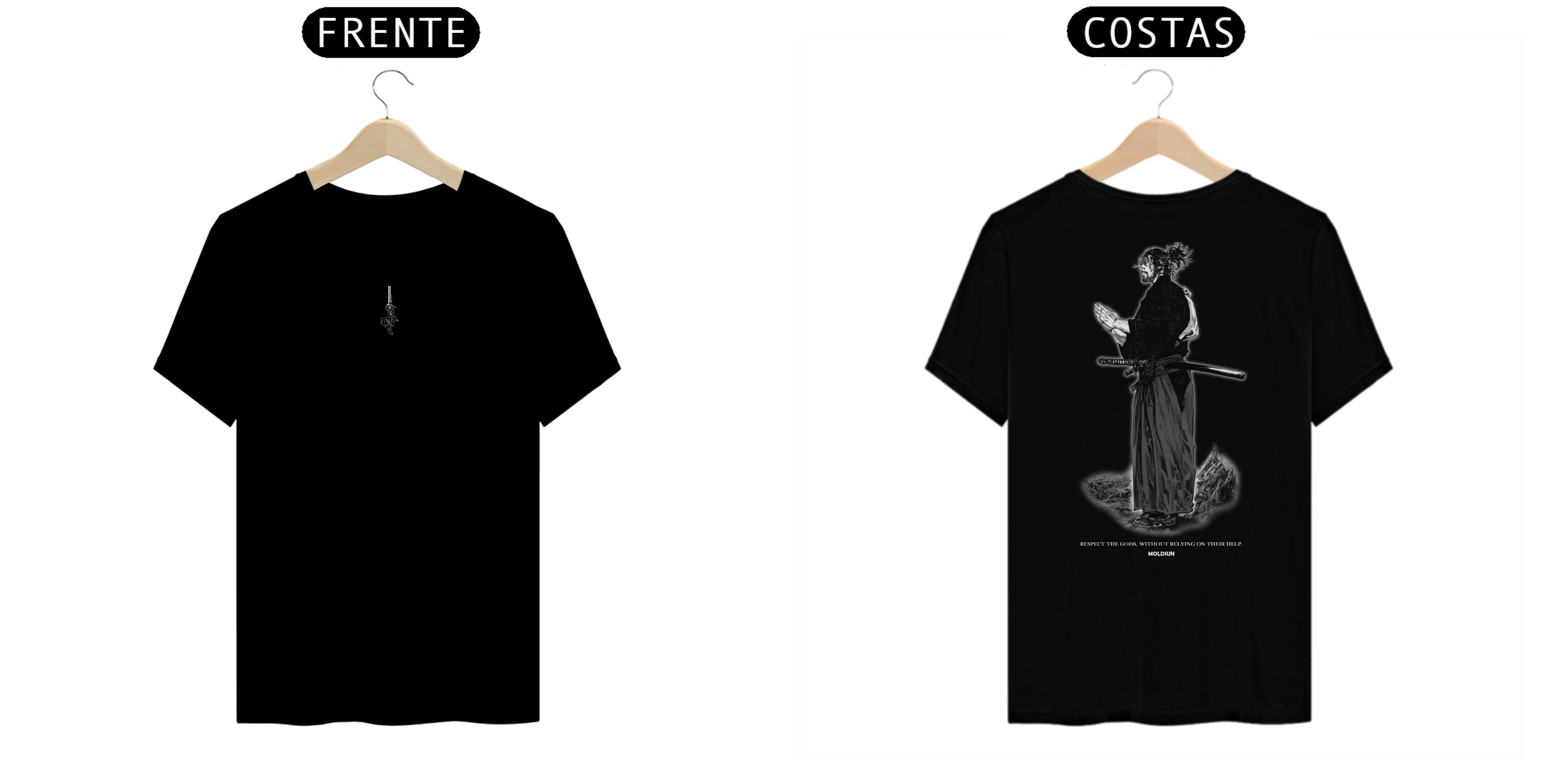 Miyamoto Musashi - Vagabond (frente e costas)