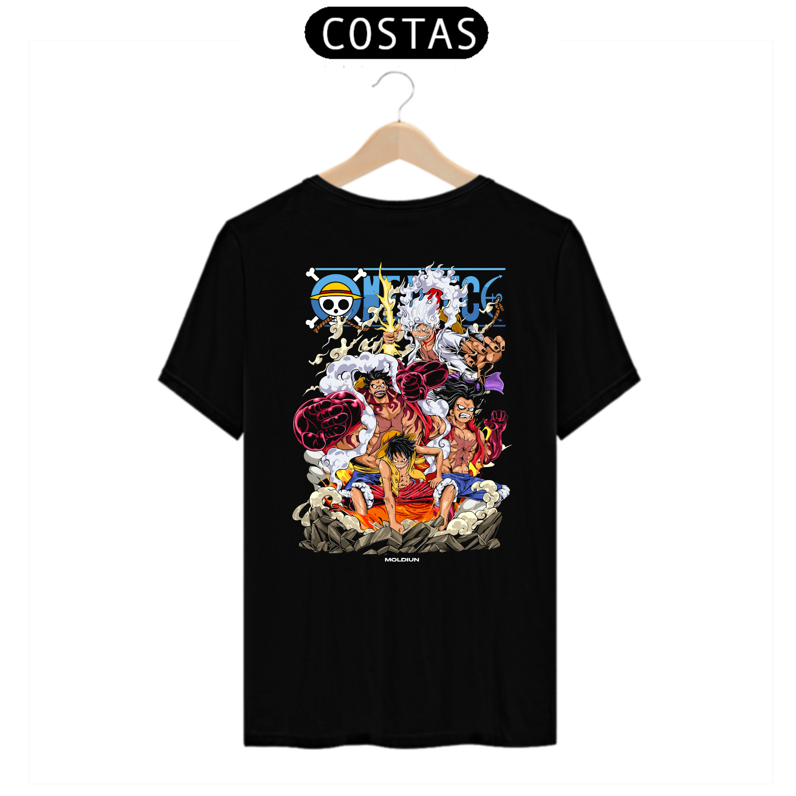 Monkey D. Luffy v.2 - One piece (estampa nas costas)