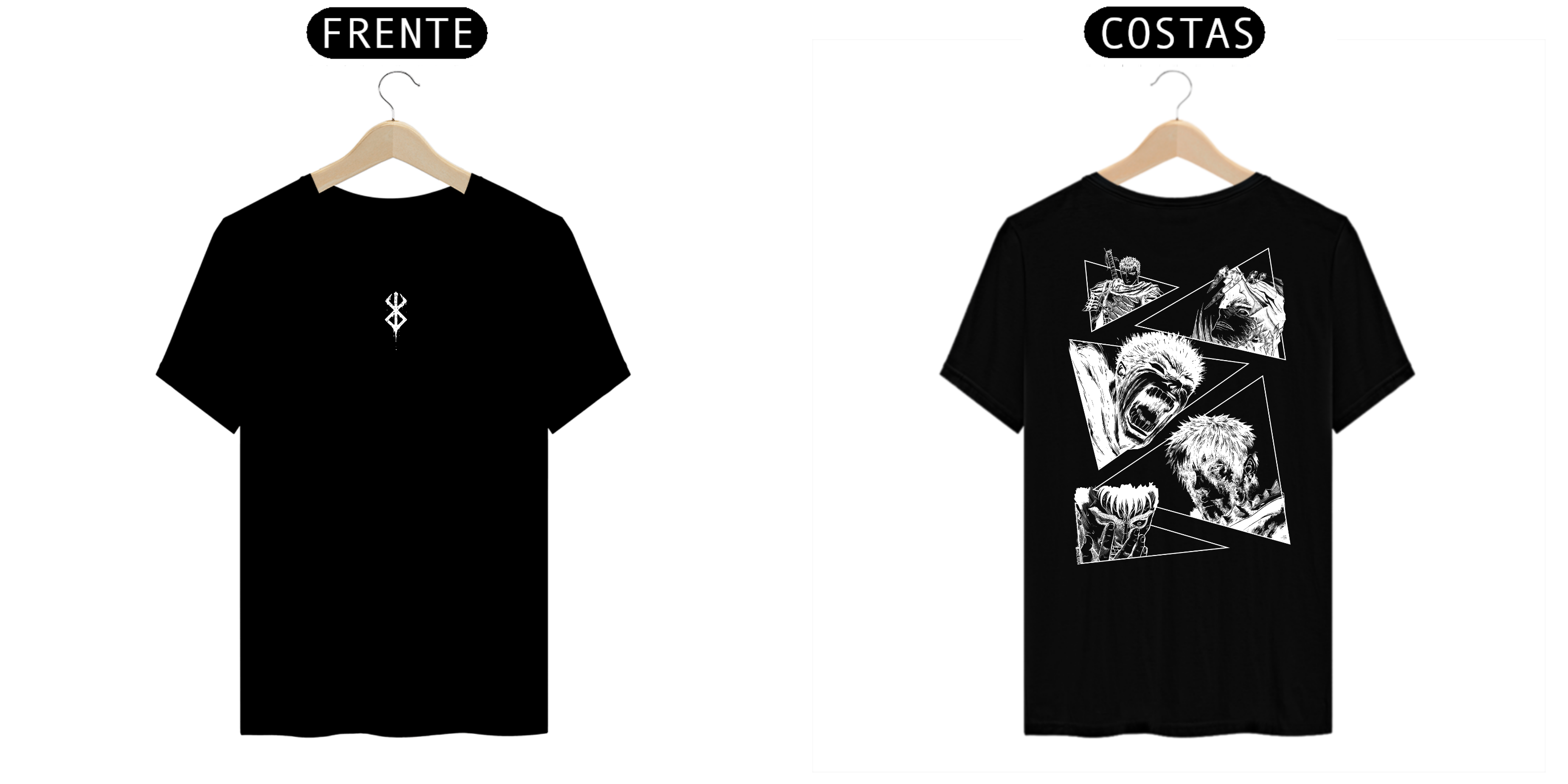 Guts - Berserk (frente e costas)