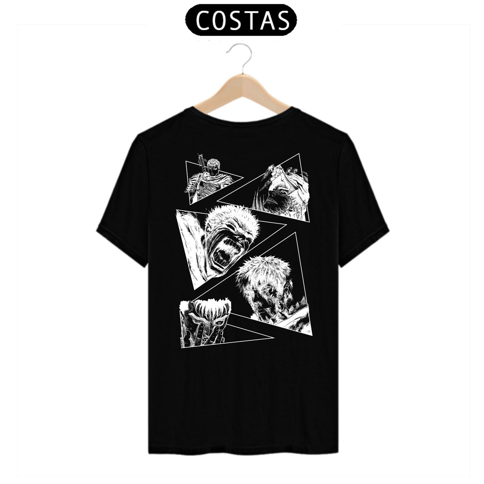 Guts - Berserk (estampa nas costas)