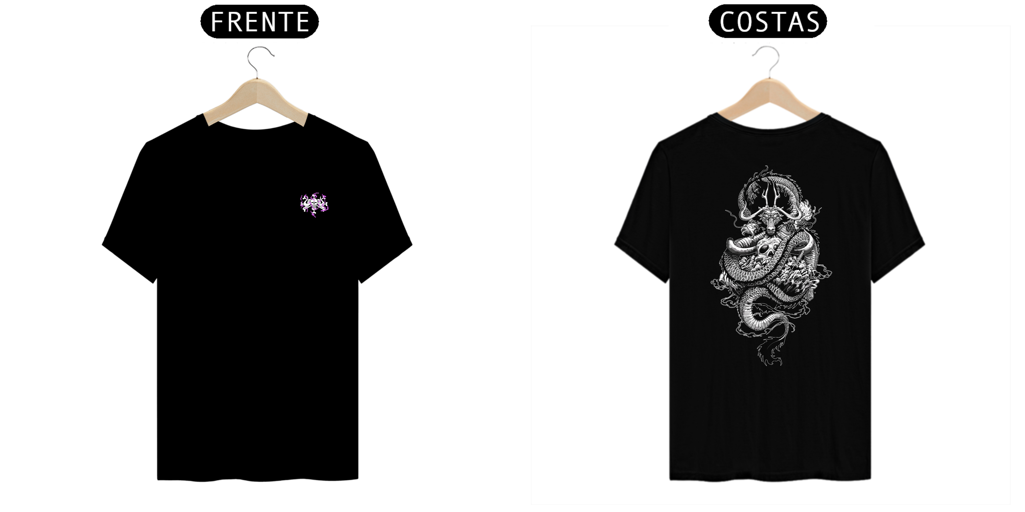 Kaidou das Feras - One Piece (frente e costas)