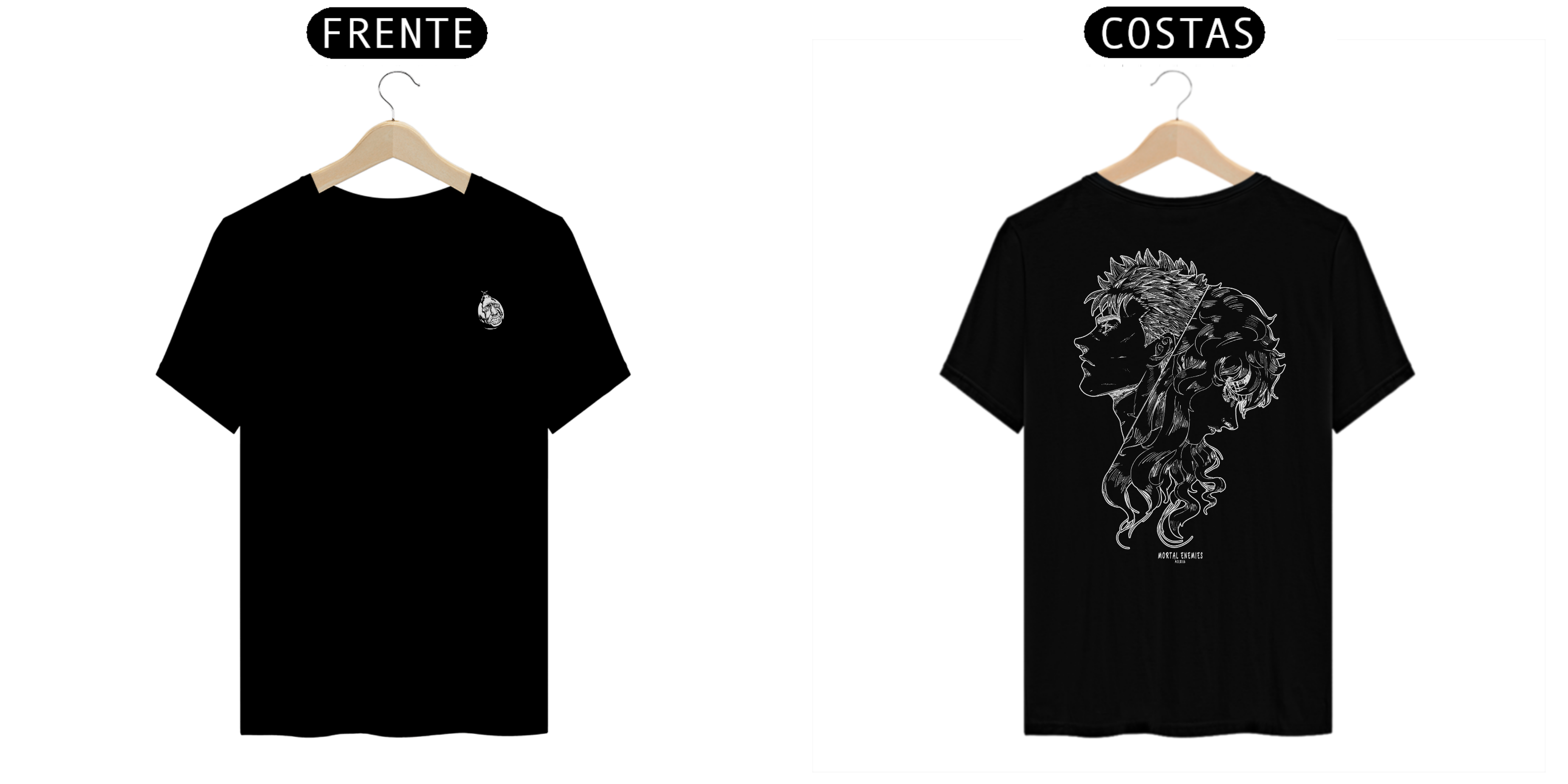 Inimigos Mortais - Berserk (frente e costas)