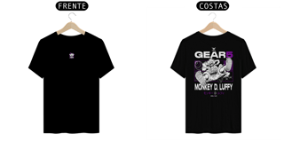 Monkey D. Luffy - One piece (frente e costas)