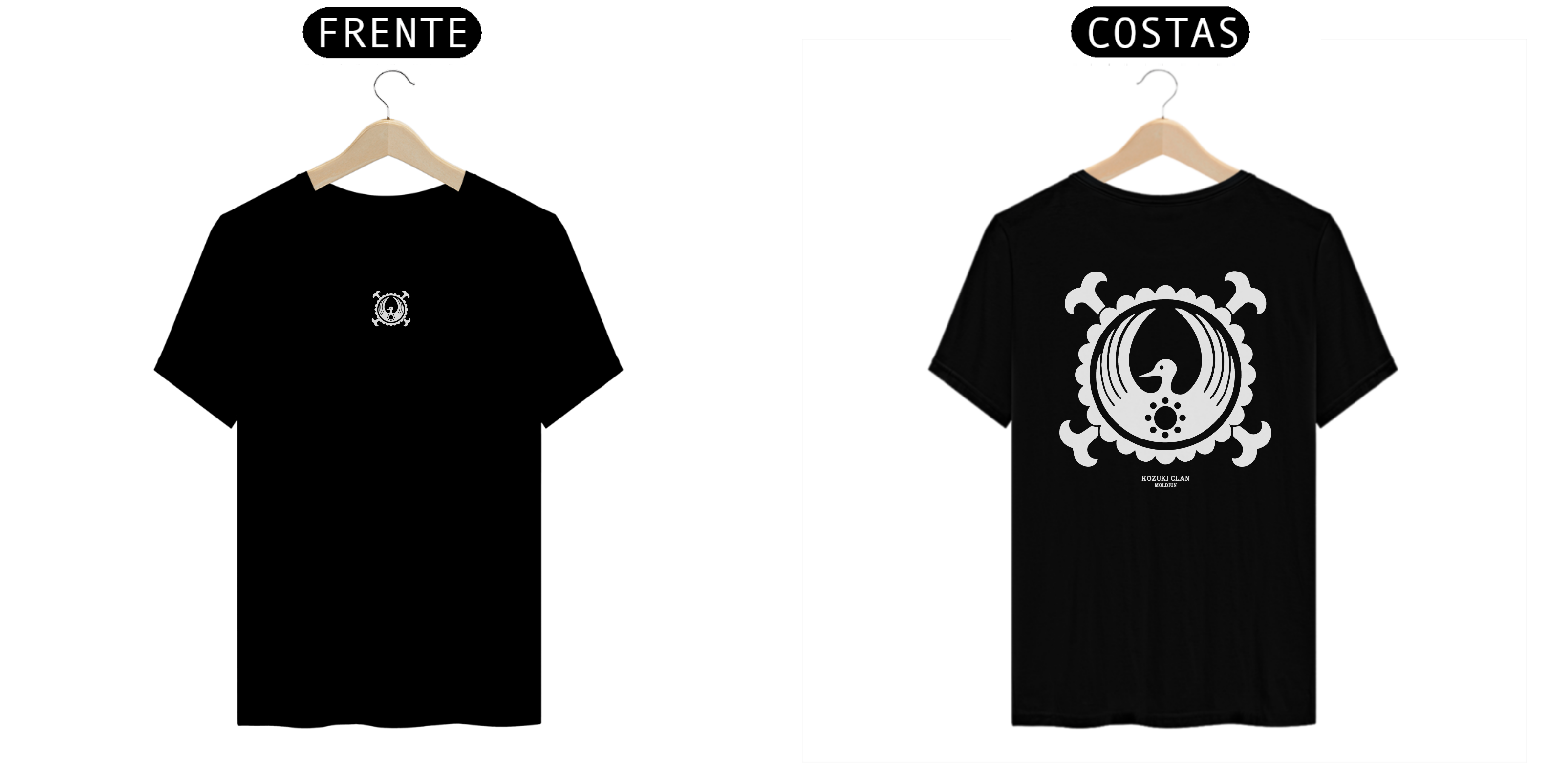 Kozuki clan - One piece (frente e costas)