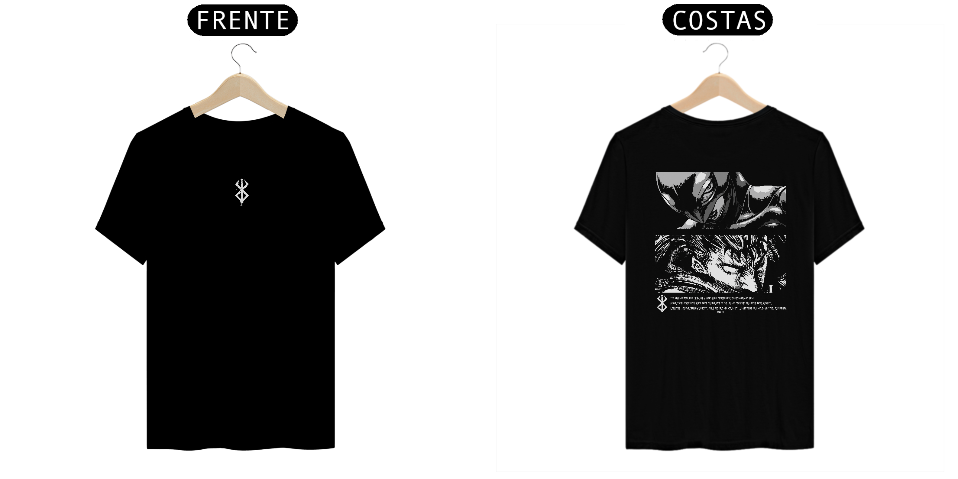 Guts - Berserk v.6 (frente e costas)