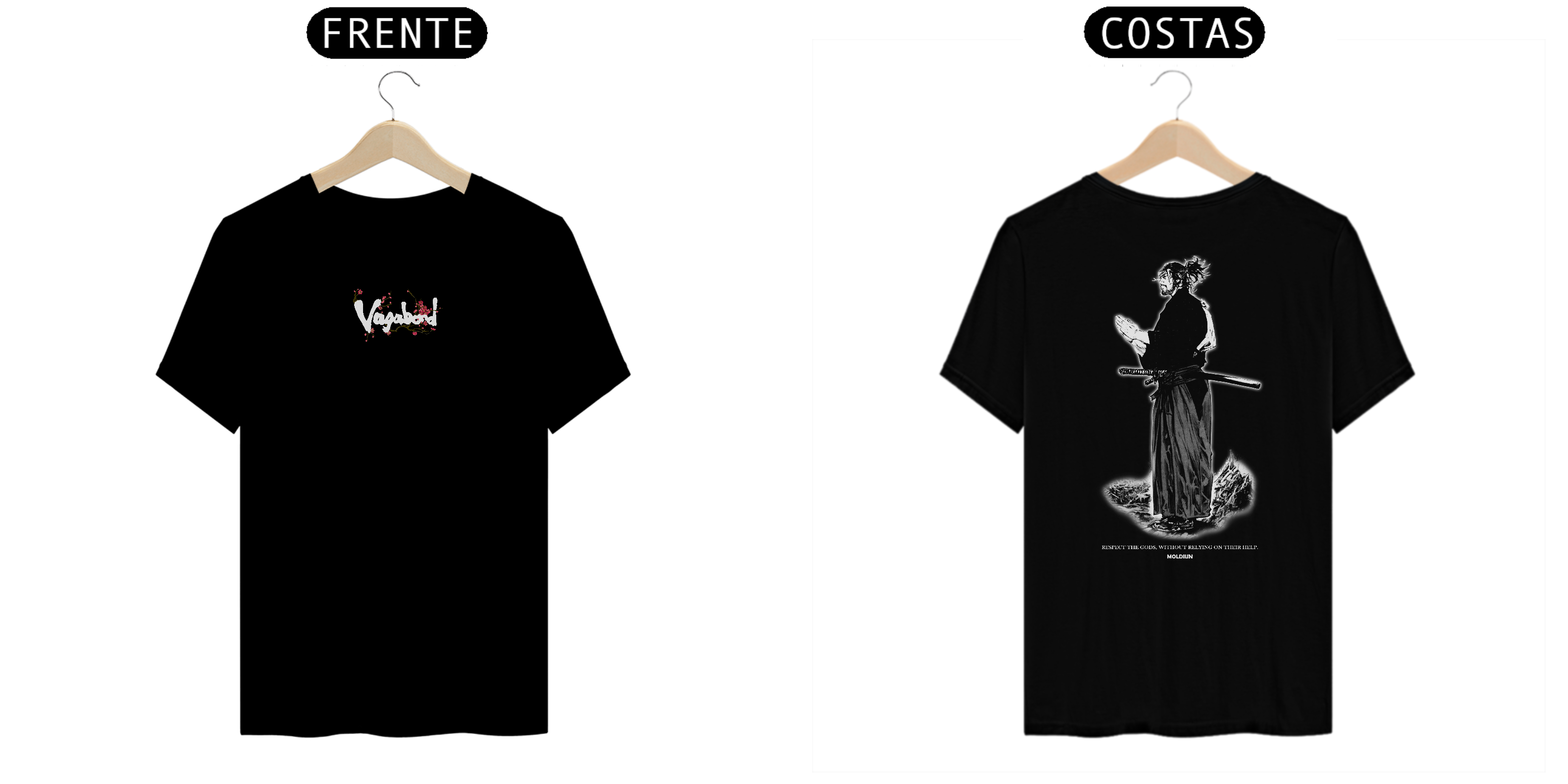 Miyamoto Musashi - Vagabond (frente e costas)