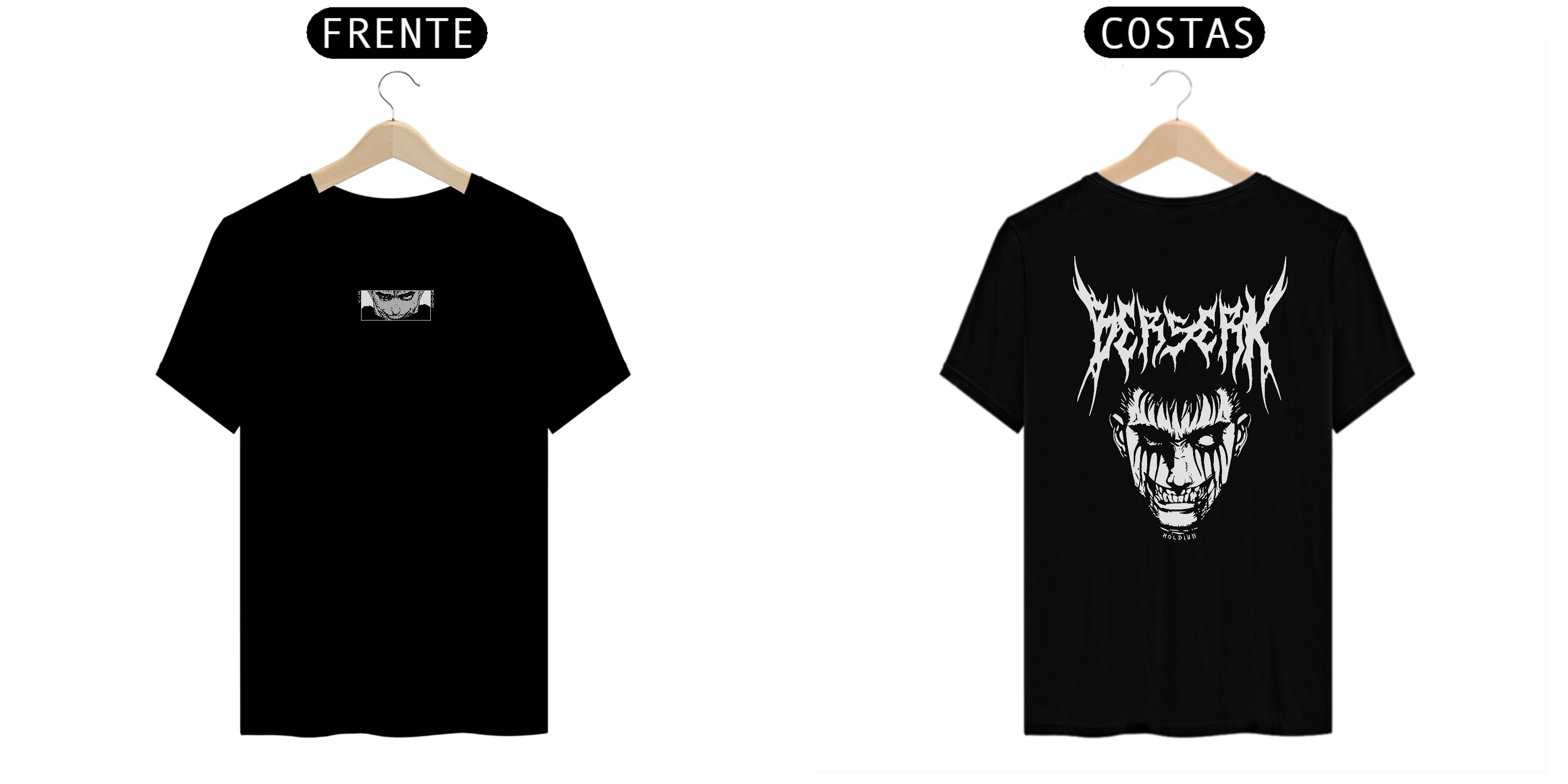 Guts v.5 - Berserk (frente e costas)