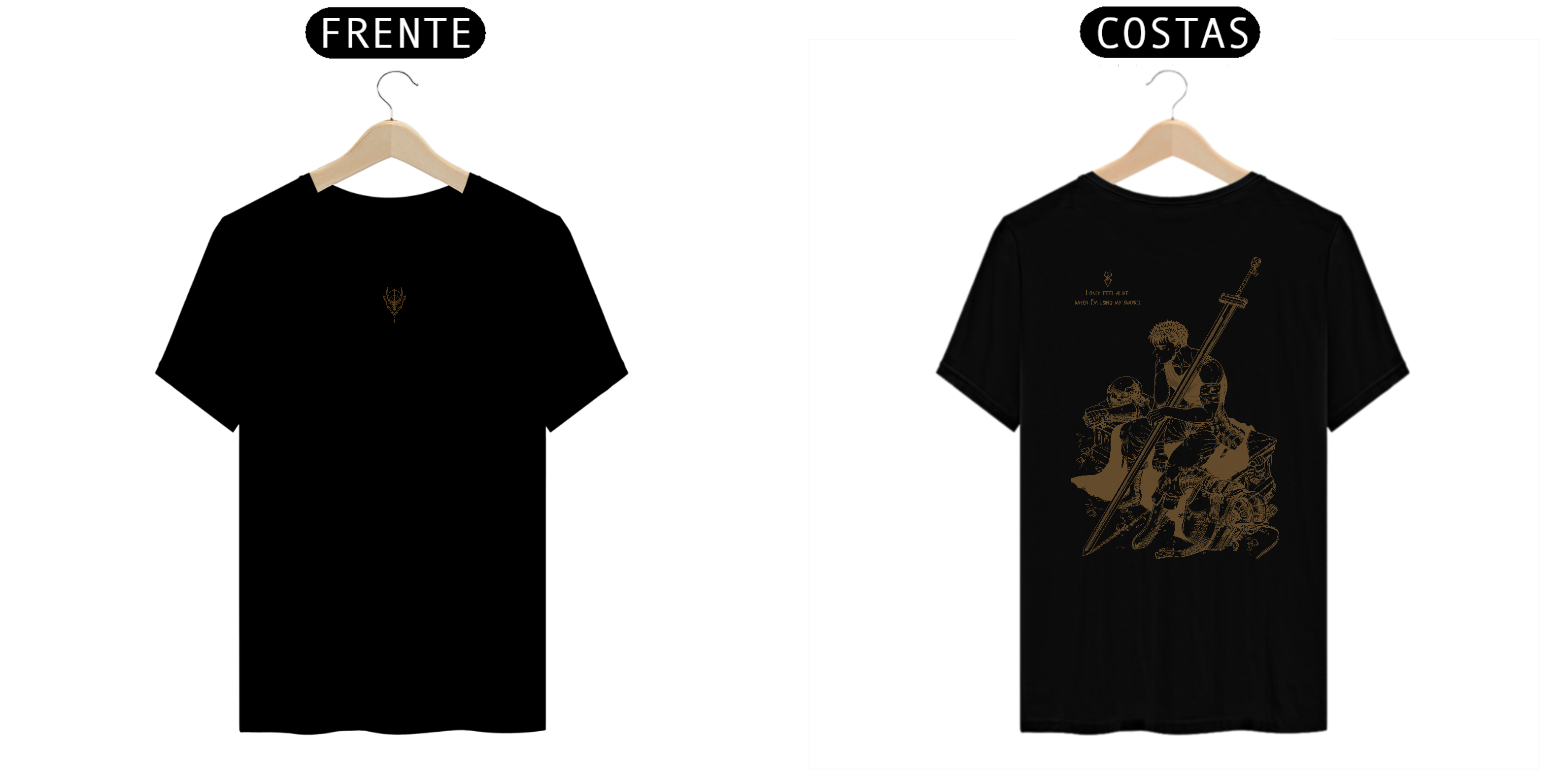 Guts - Berserk v.3 (frente e costas)