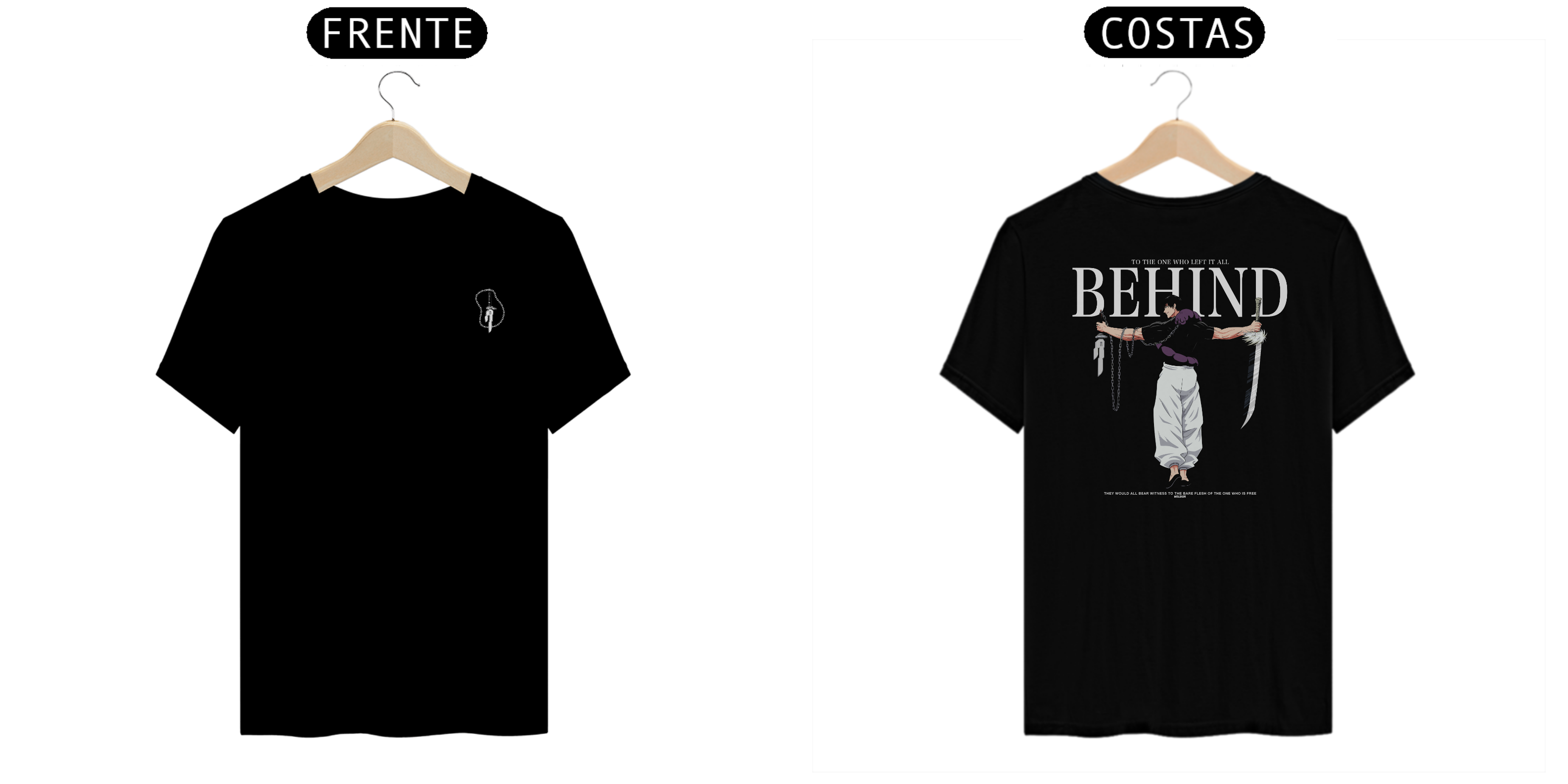 Toji Fushiguro v.2 - Jujutsu kaisen (frente e costas)