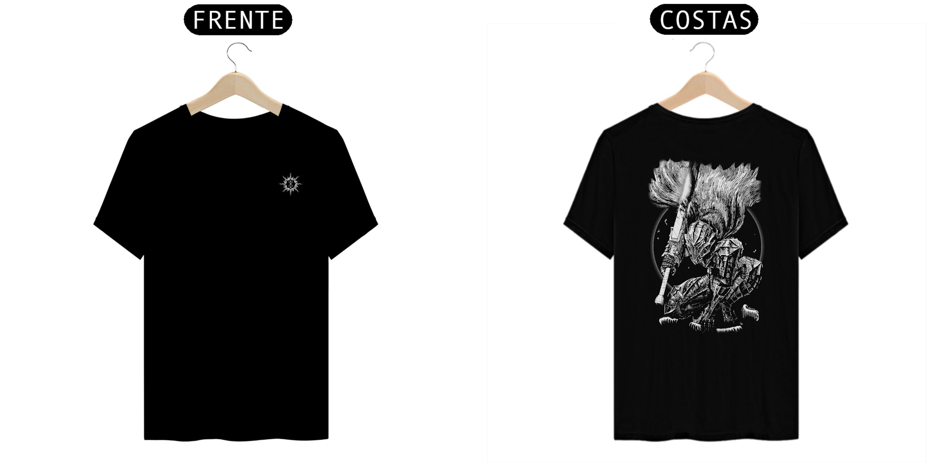 Guts v.2 - Berserk (frente e costas)