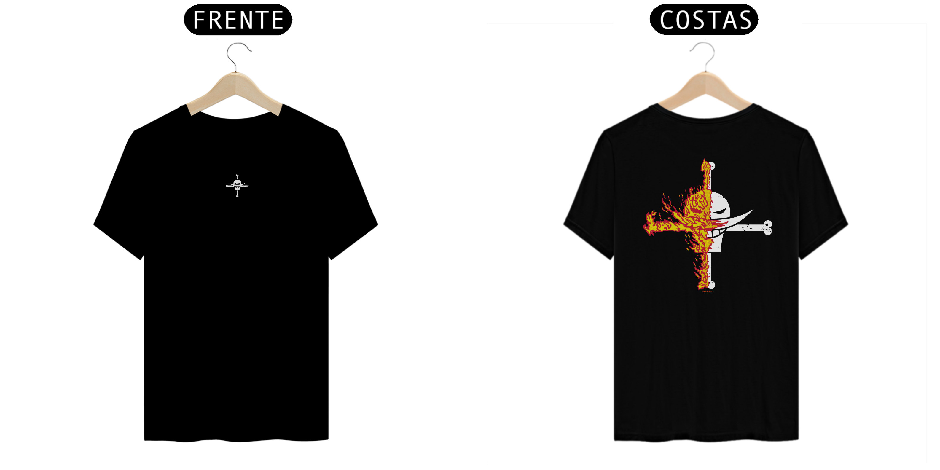 Barba Branca v.5 - One PIece (frente e costas)