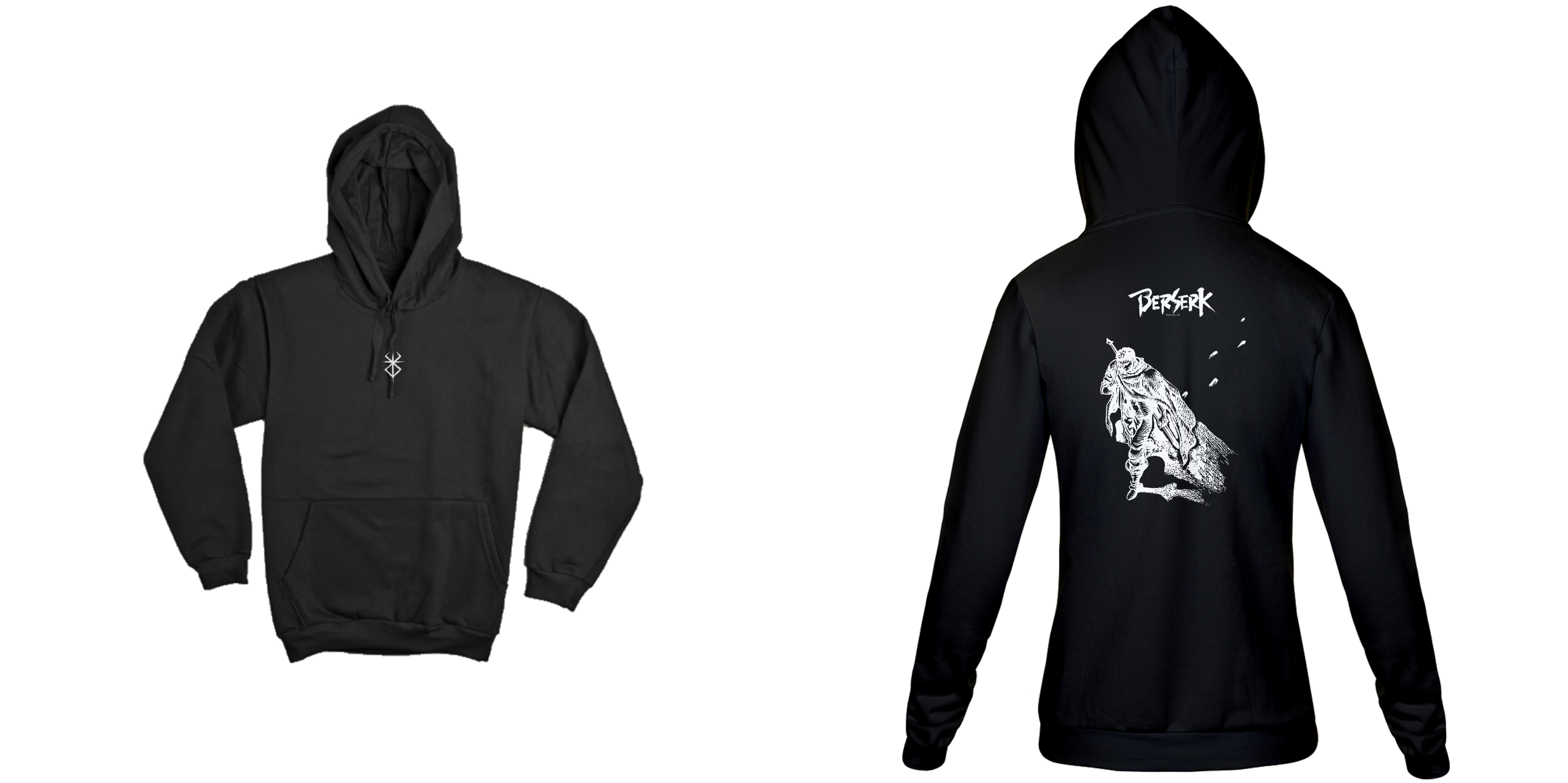 Guts - Berserk v.4 (frente e costas)