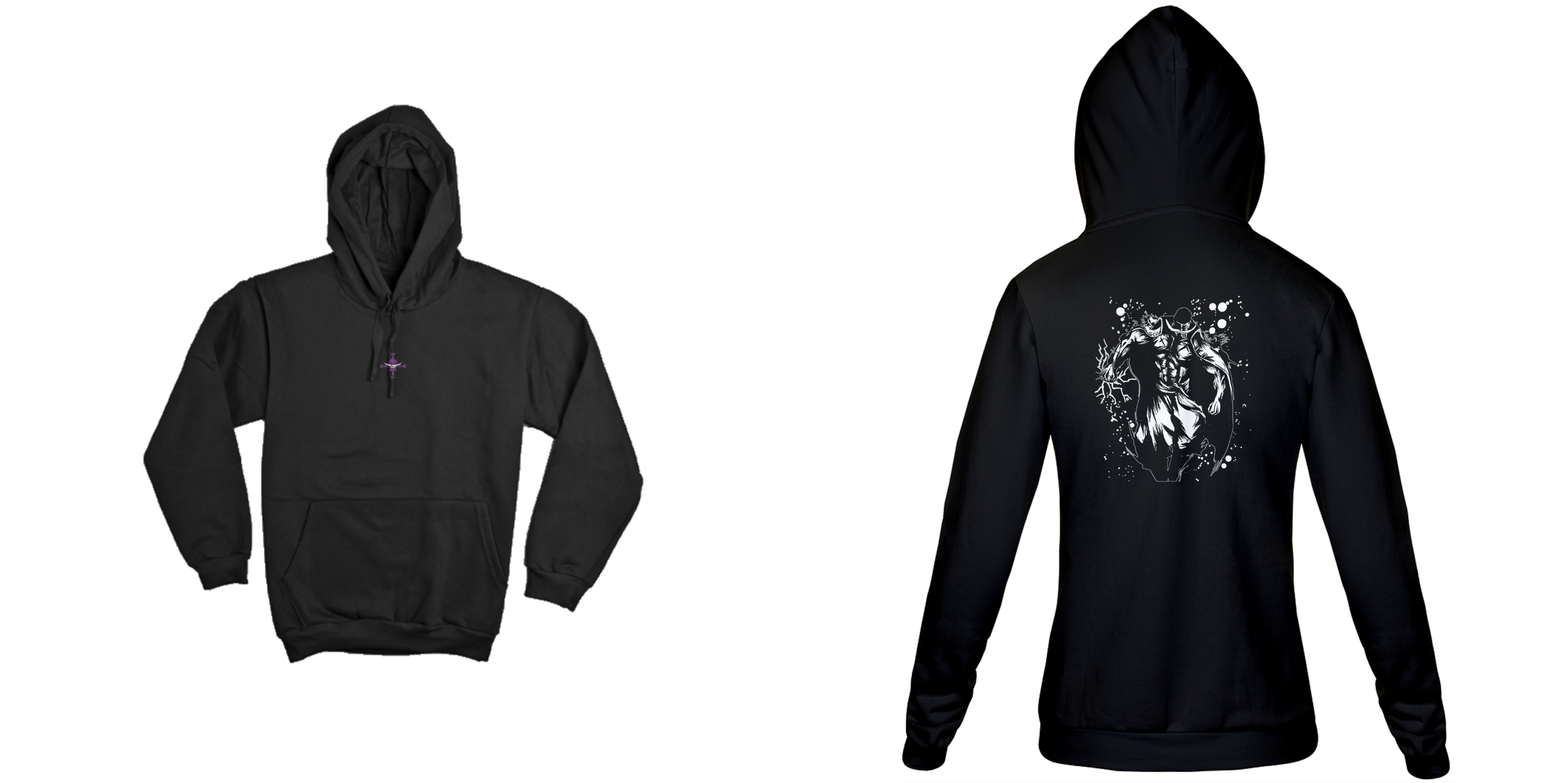 Barba Branca - One Piece (frente e costas)