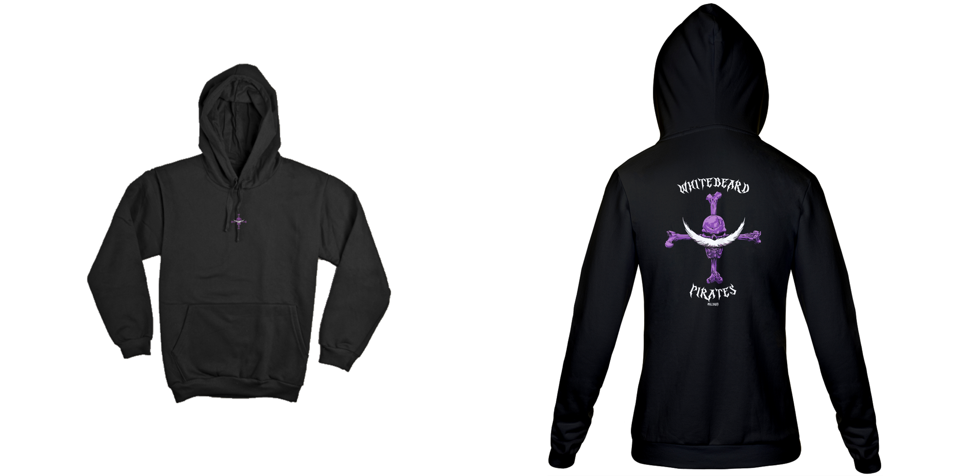 Barba Branca v.2 - One PIece (frente e costas)