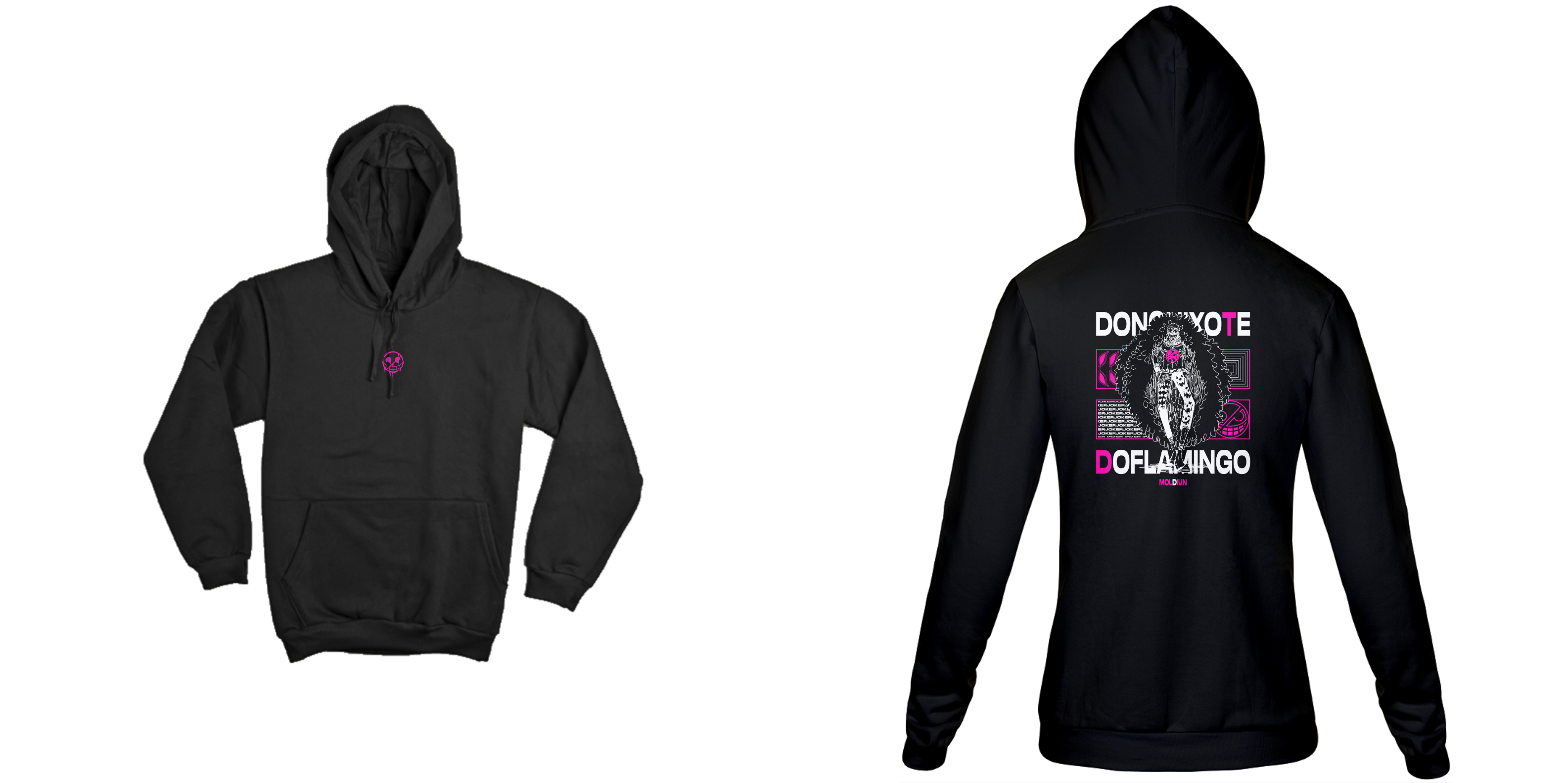 Doflamingo v.3 - One Piece (frente e costas)