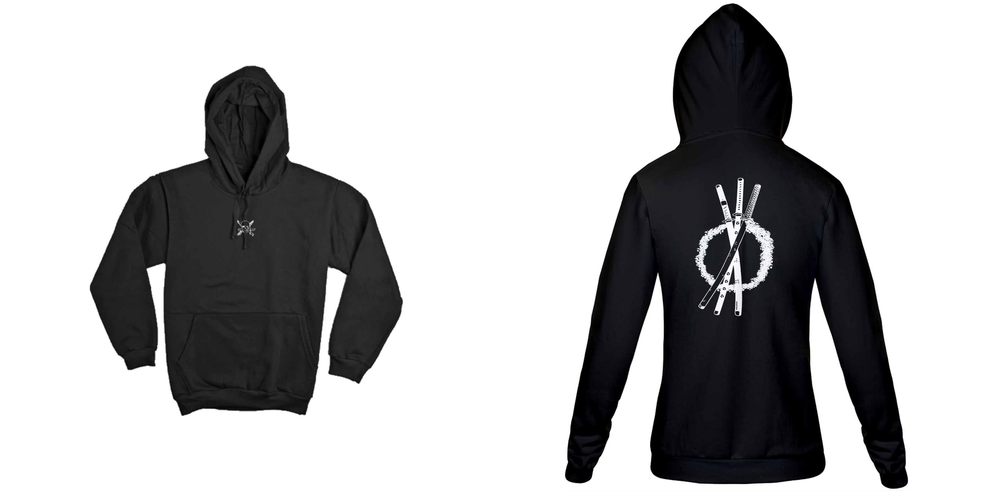 Roronoa Zoro v.2 - One Piece (frente e costas)