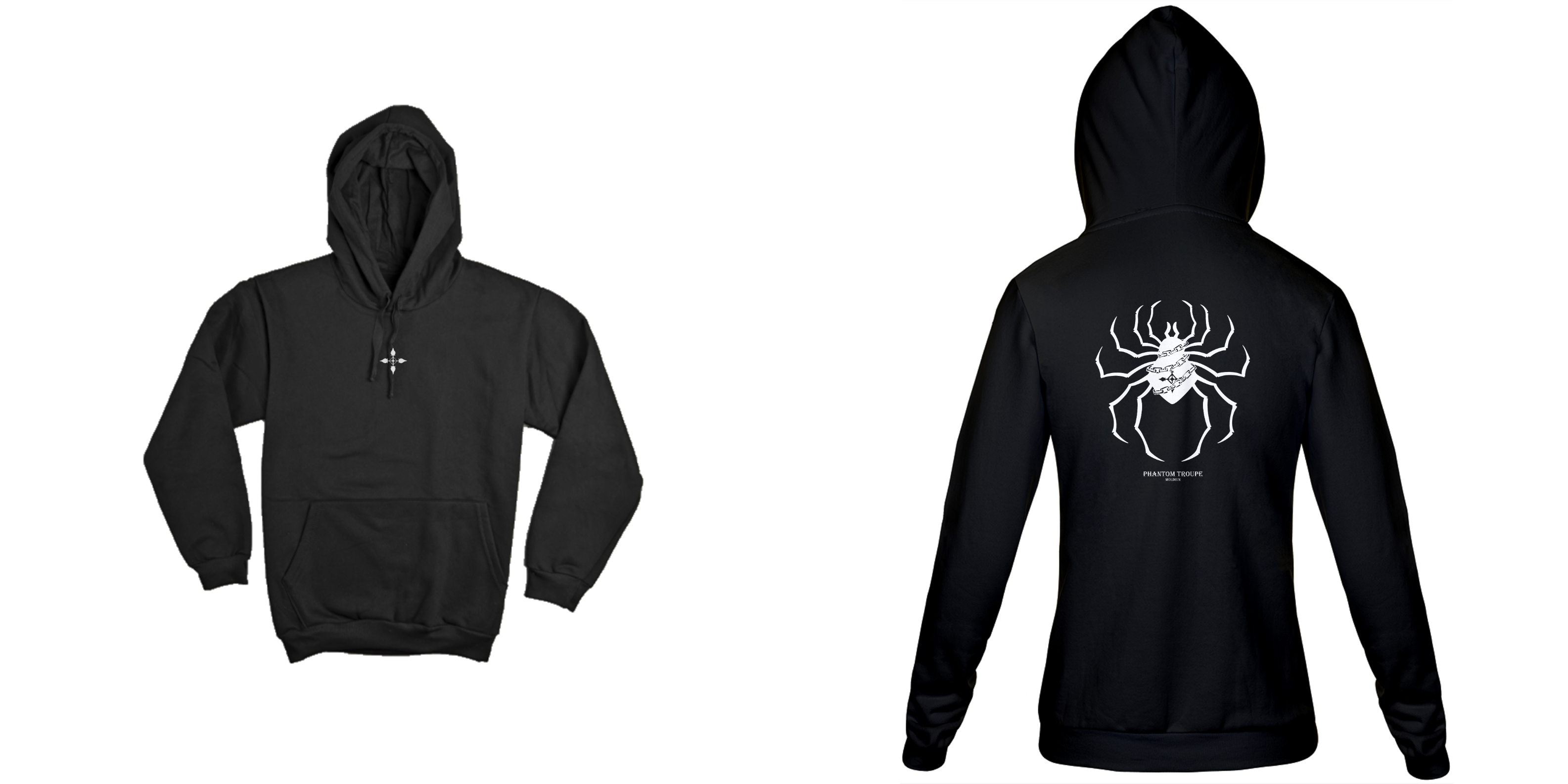 Phantom Troupe - Hunter X Hunter (frente e costas)