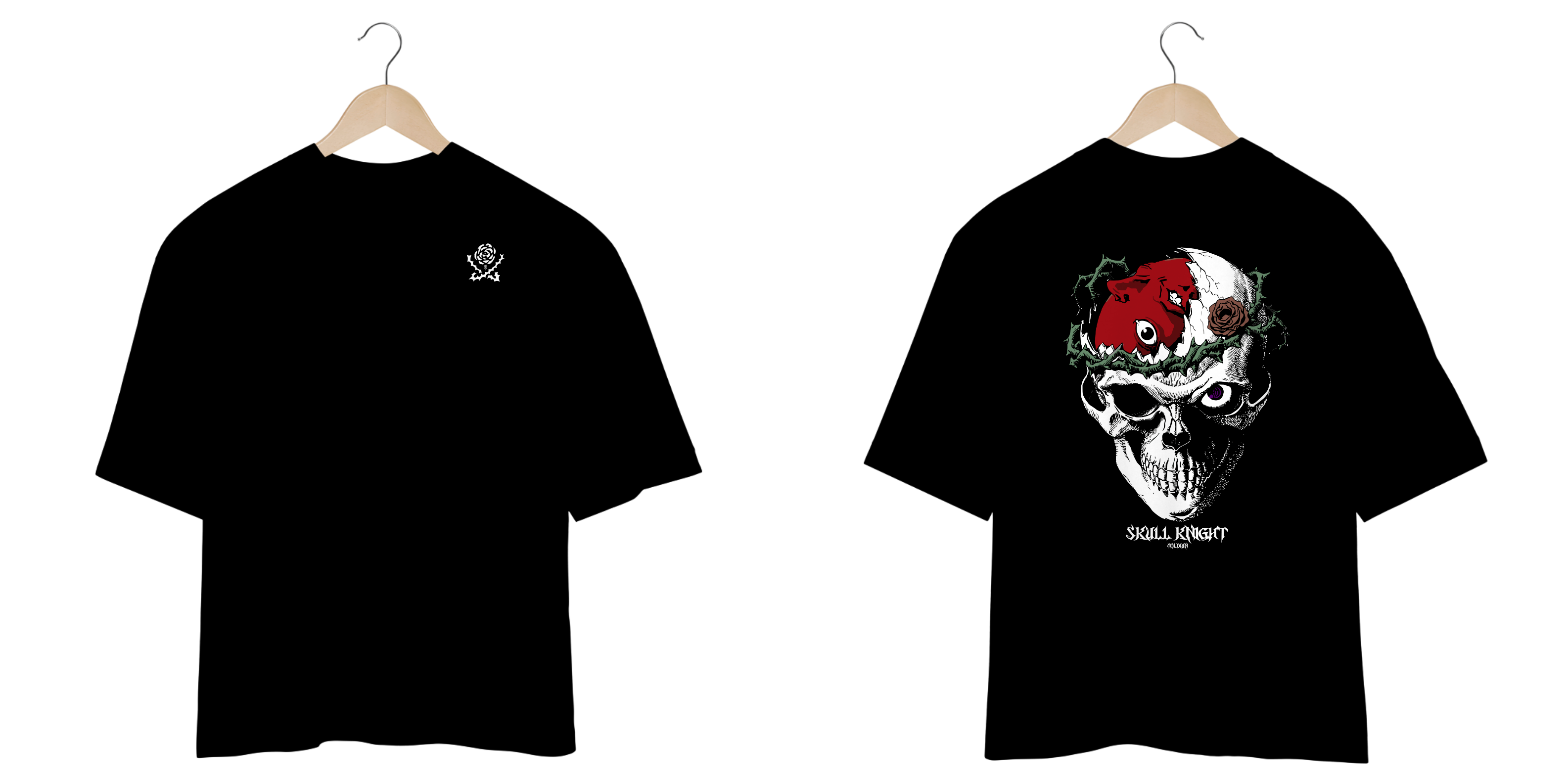 Cavaleiro Crânio - Berserk (frente e costas)