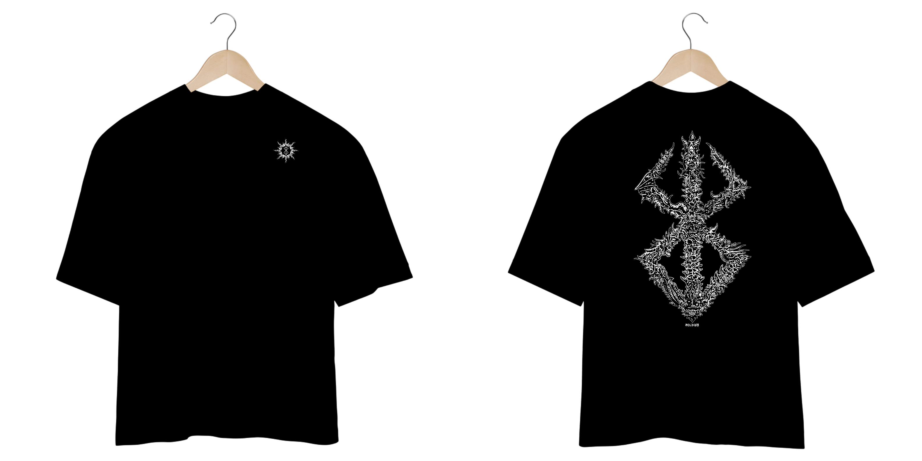 Marca do sacrifício v.3 - Berserk (frente e costas)